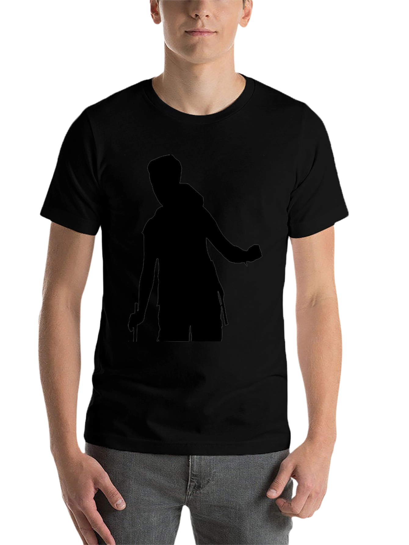 Black Black Silhouette Hiker T-Shirt view 7