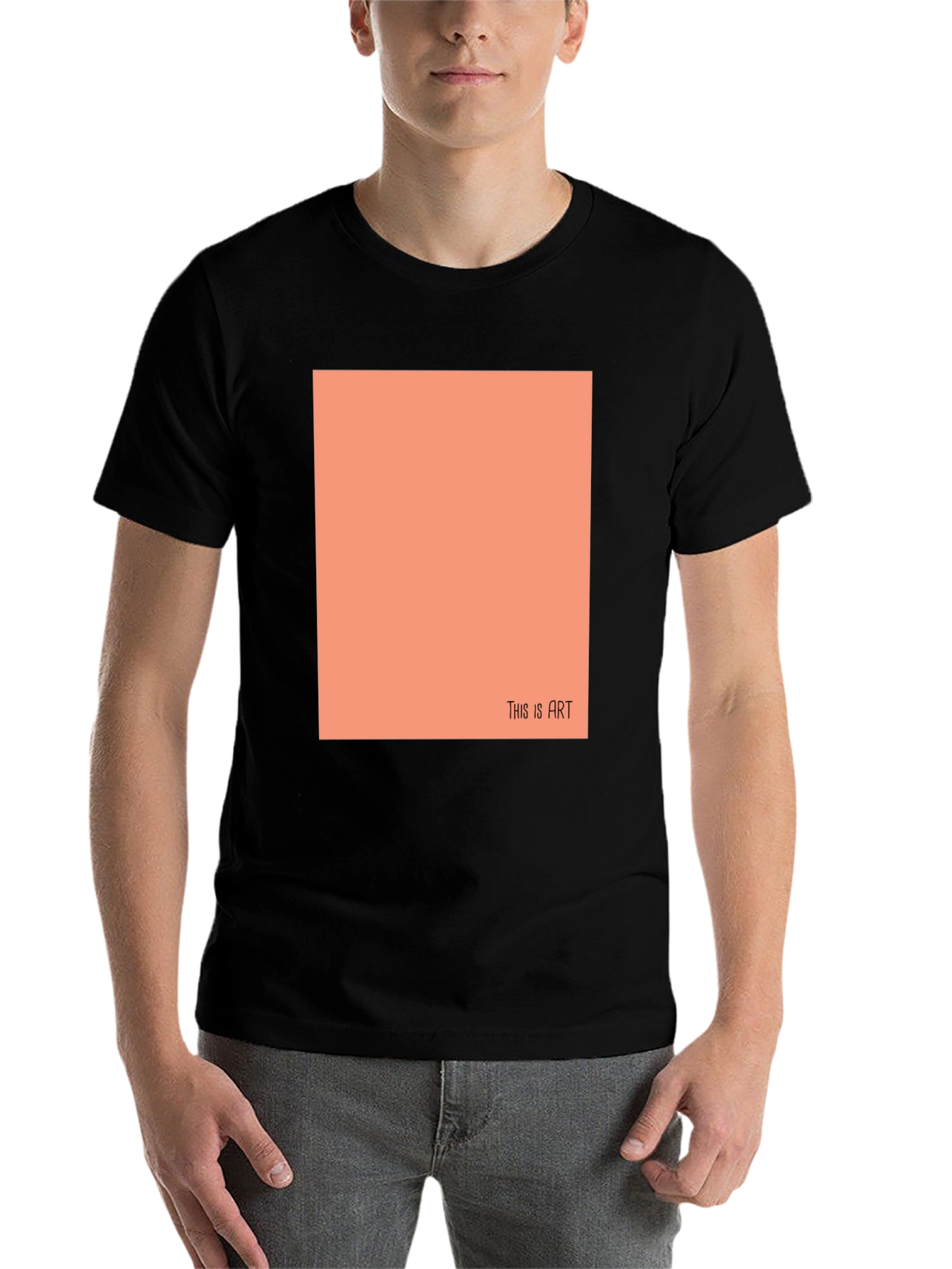 Modern "This is Art" Graphic Tee - 7