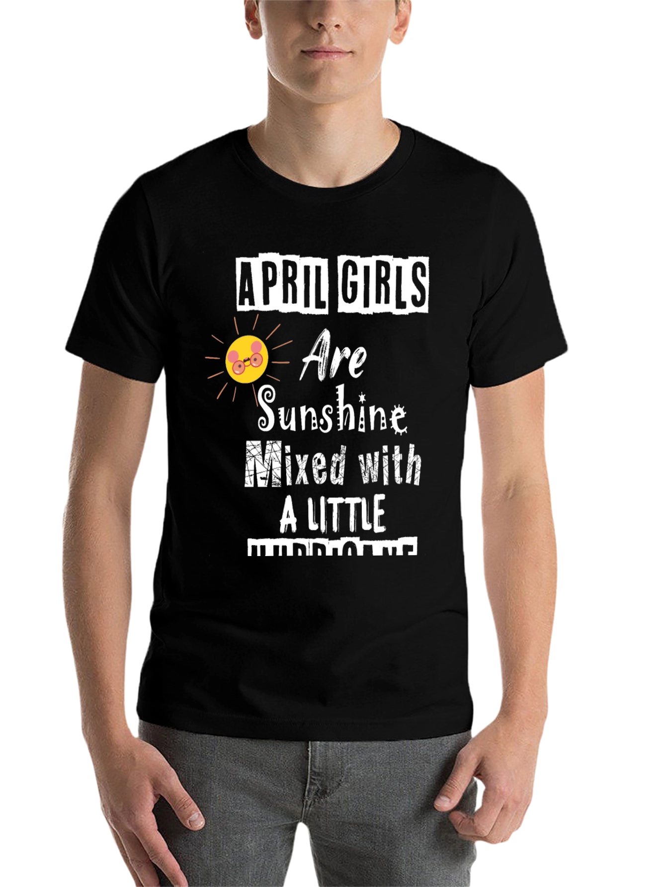 Black April Girls Sunshine & Hurricane Graphic T-Shirt view 7