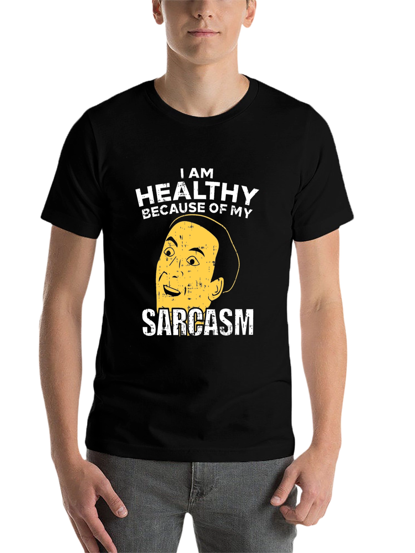 Black Sarcasm T-Shirt view 7
