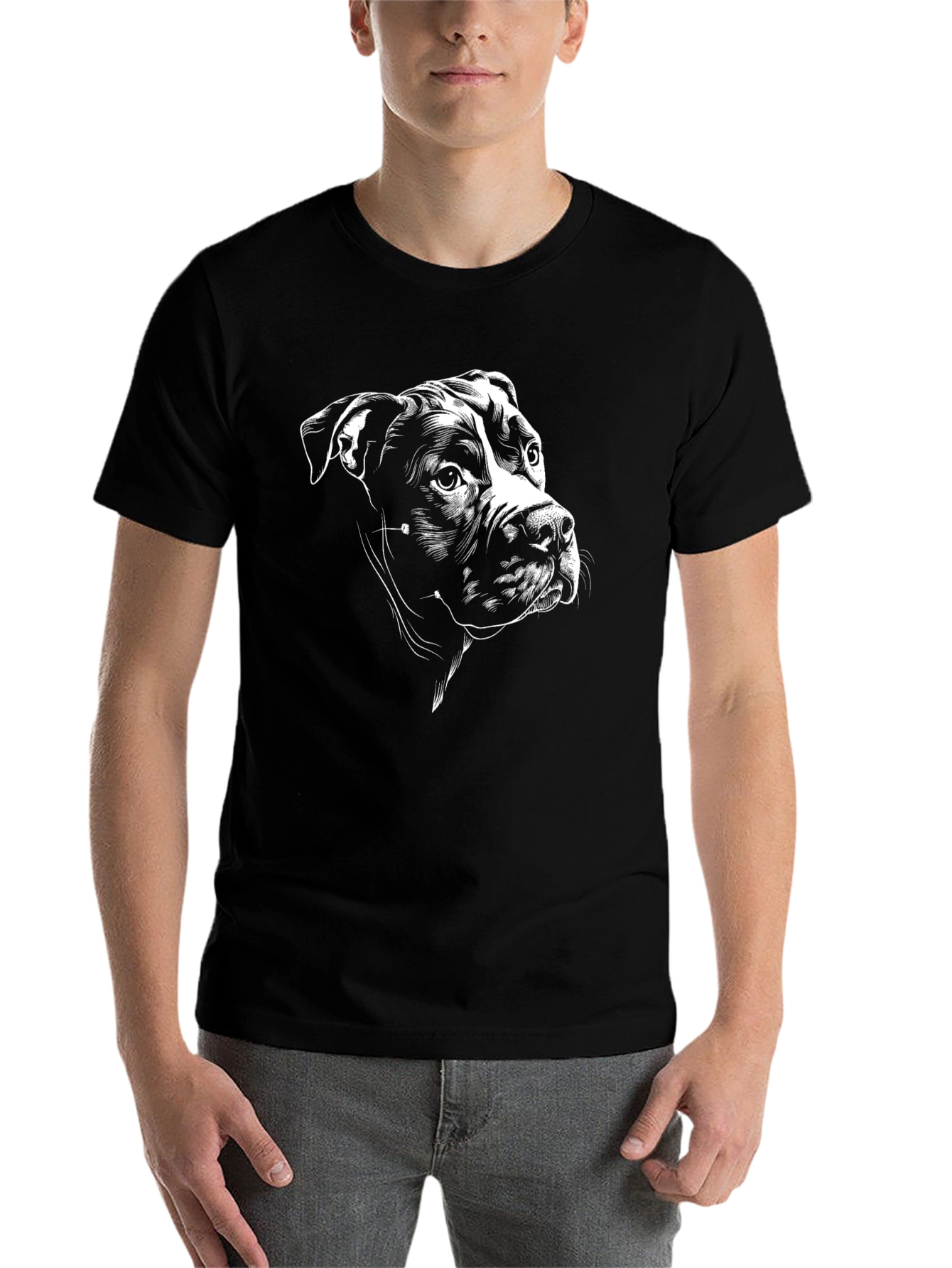 Black Black Dog Graphic Tee view 7