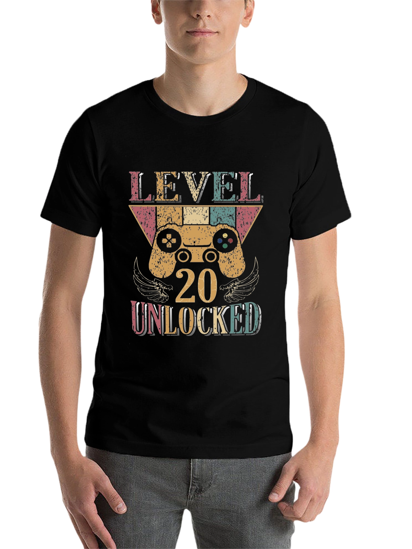 Level 20 Unlocked Gamer T-Shirt - Birthday Gift - 7