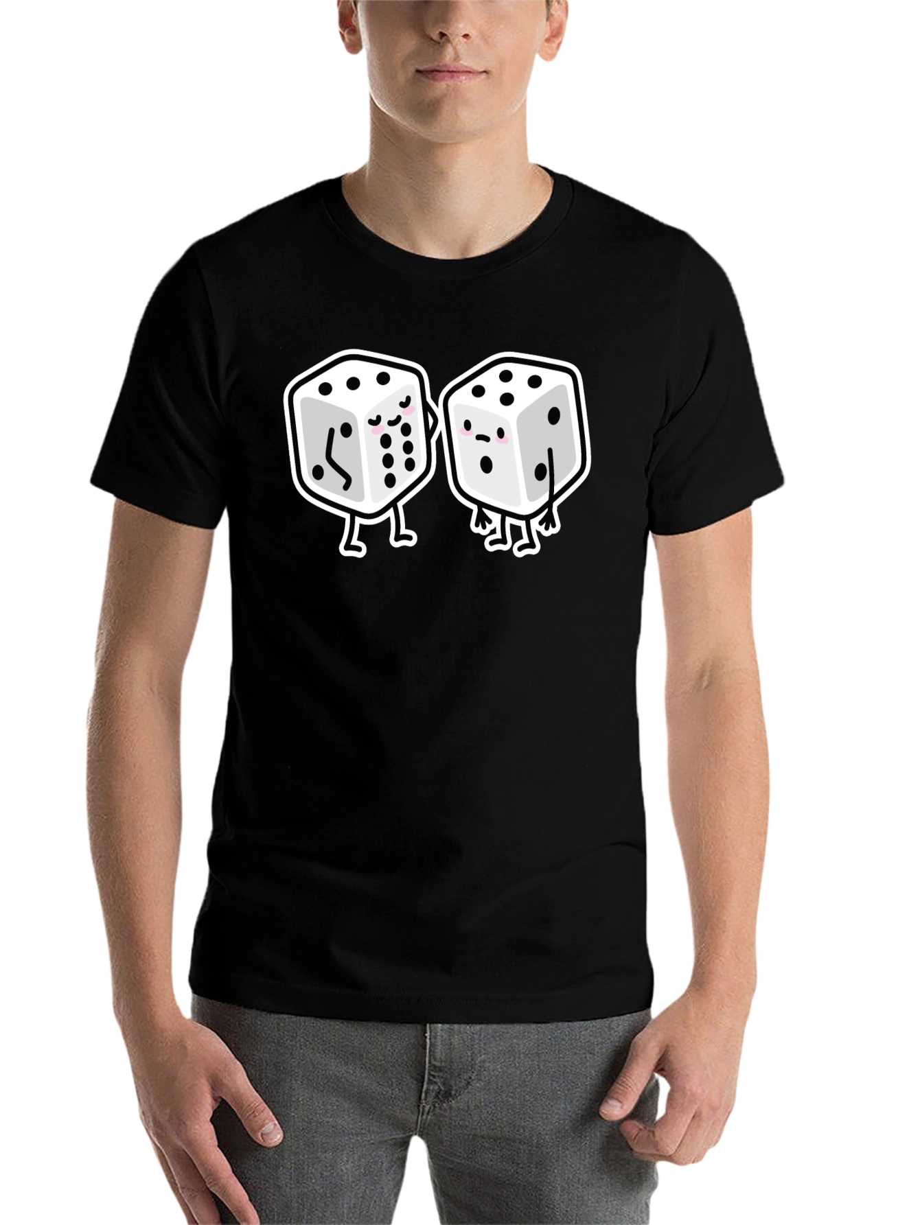 Black Dice Buddies Graphic Tee - Black view 7