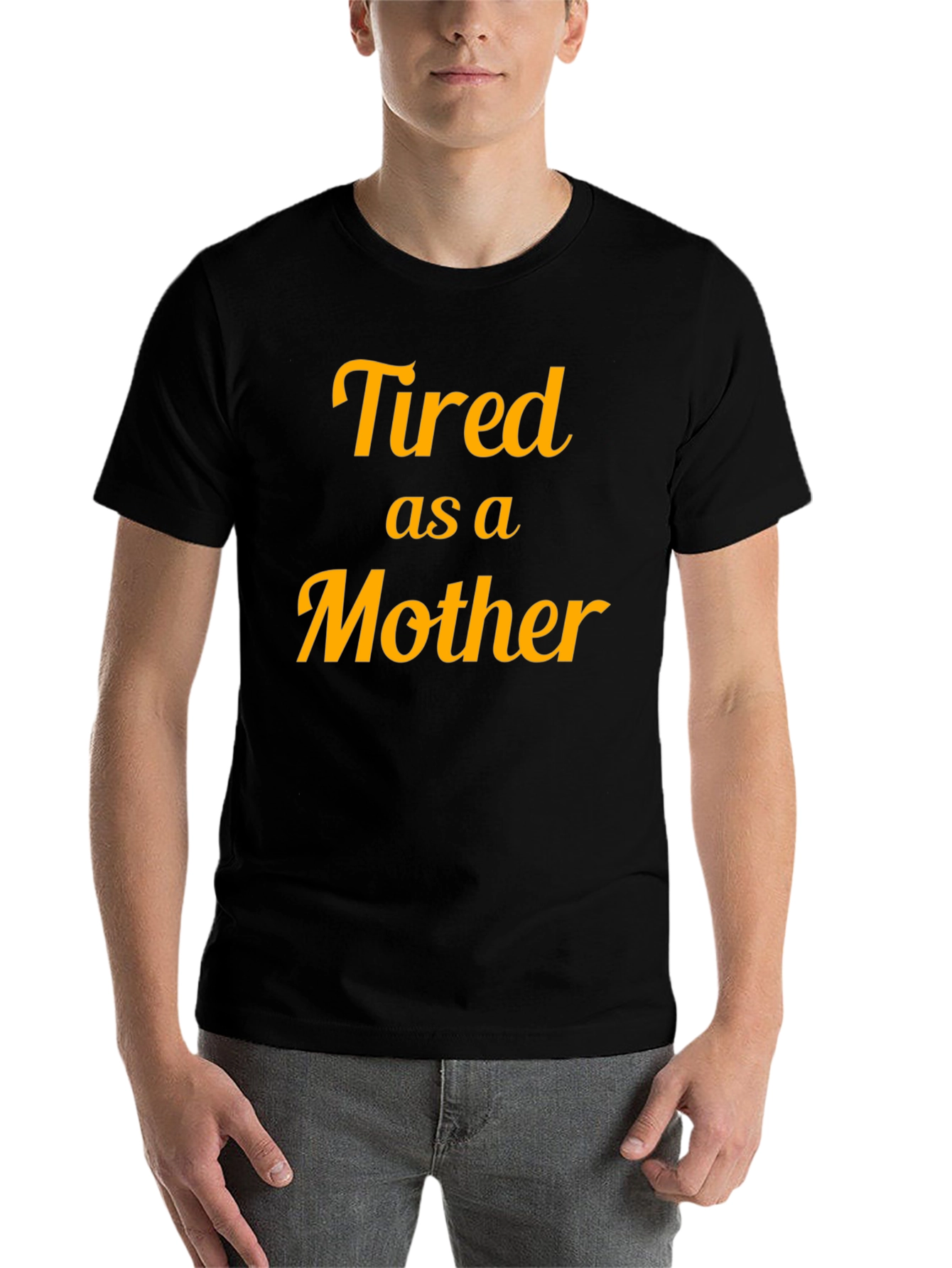 Black Tired as a Mother Black Tee view 7