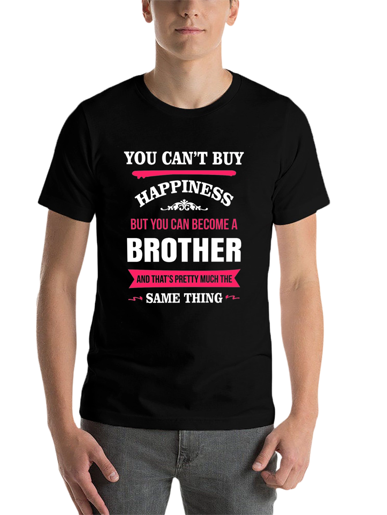 Black Brother T-Shirt: Can't Buy Happiness view 7