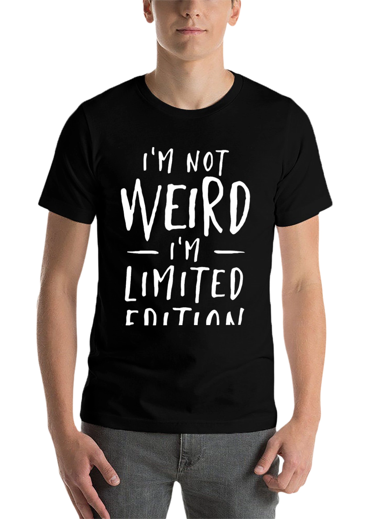 Black I'm Not Weird T-Shirt: Limited Edition view 7