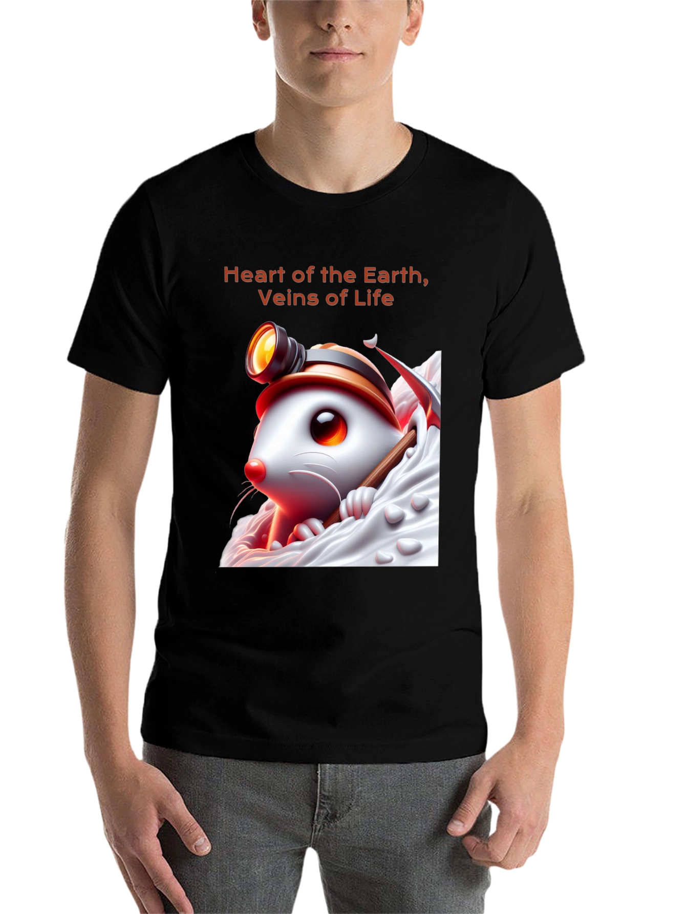 Black Heart of the Earth Graphic Tee view 7