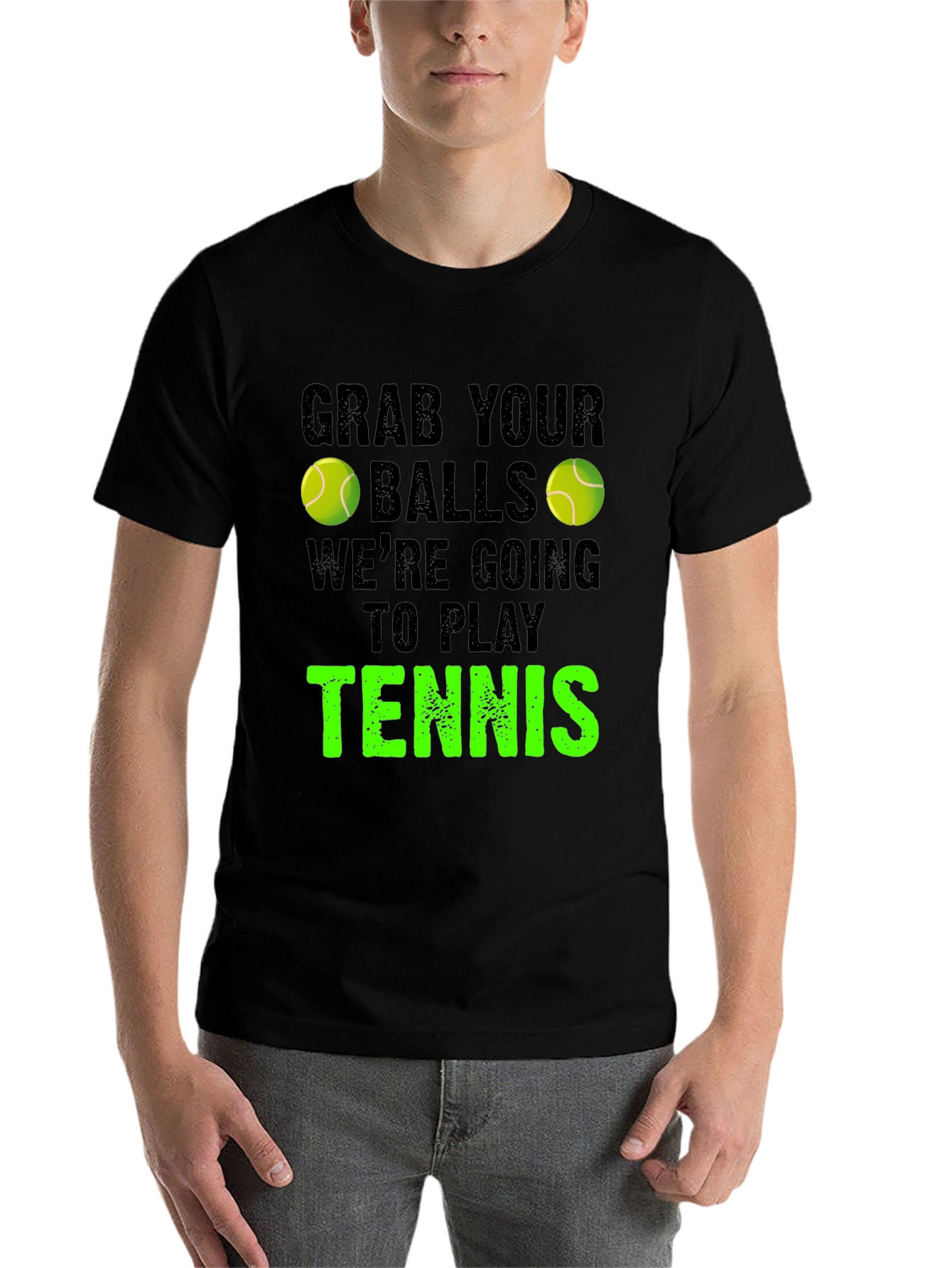 Grab Your Balls Tennis Graphic Tee - 7