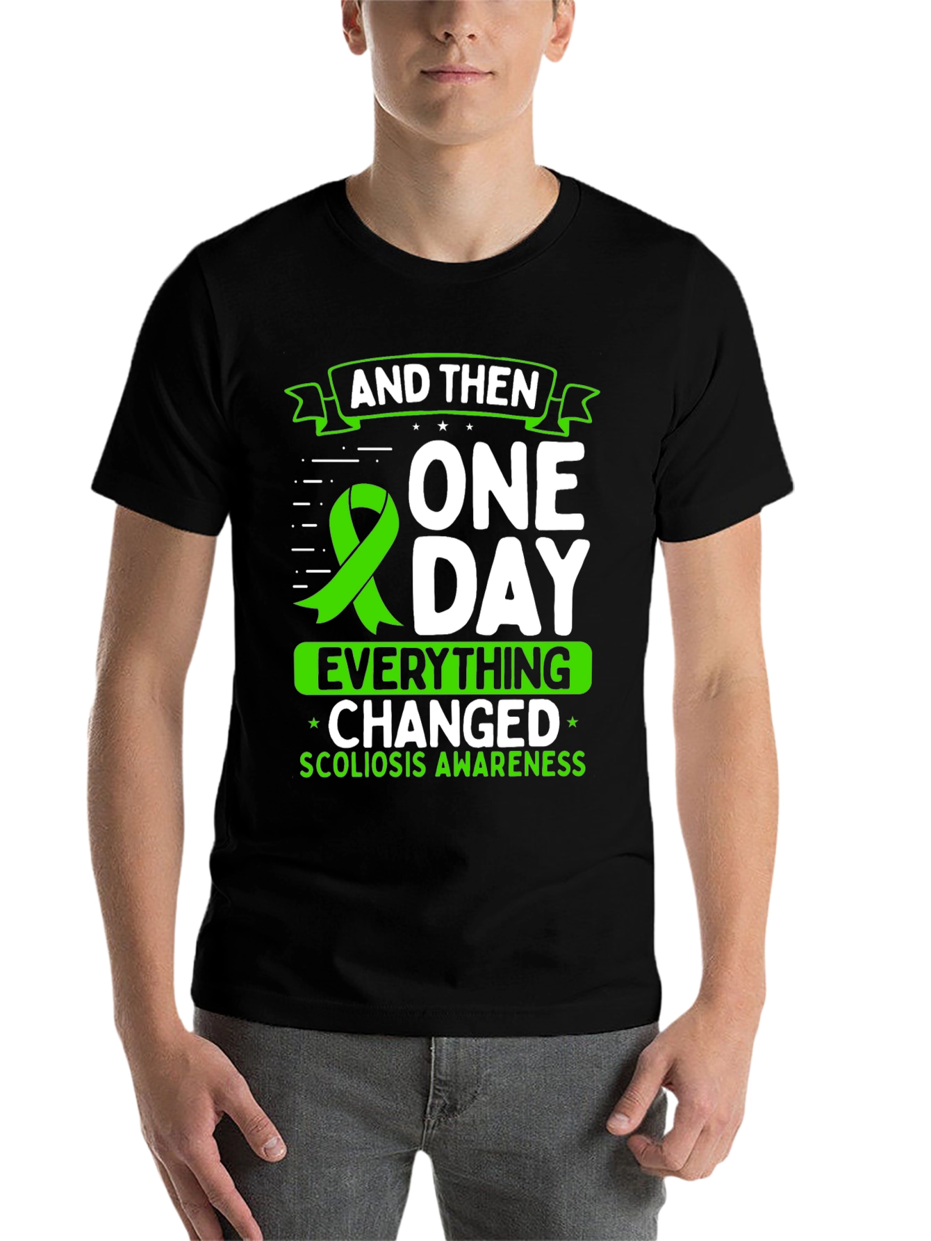 Scoliosis Awareness T-Shirt - Everything Changed - 7