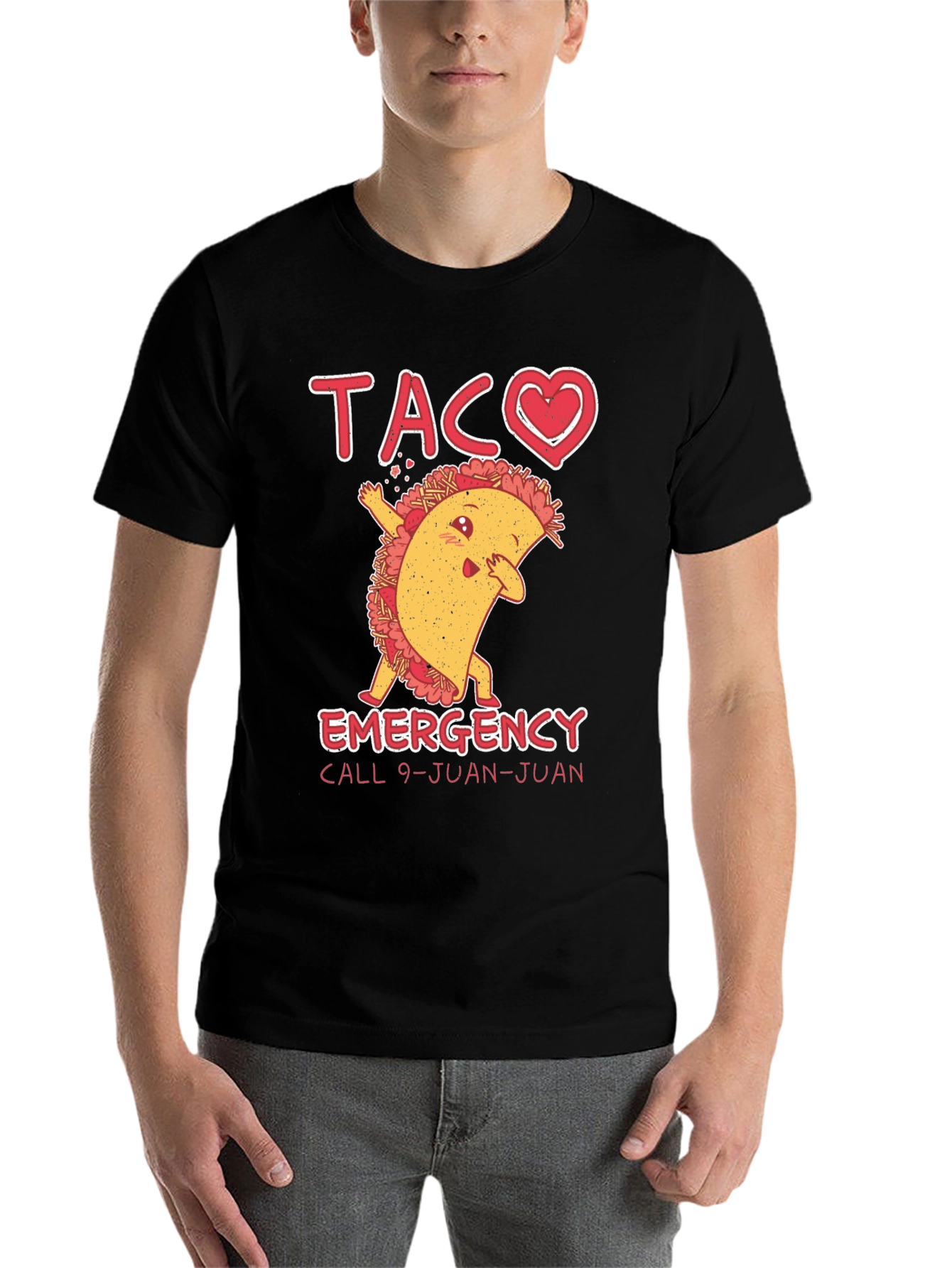 Black Taco Emergency T-Shirt Funny 9-Juan-Juan view 7