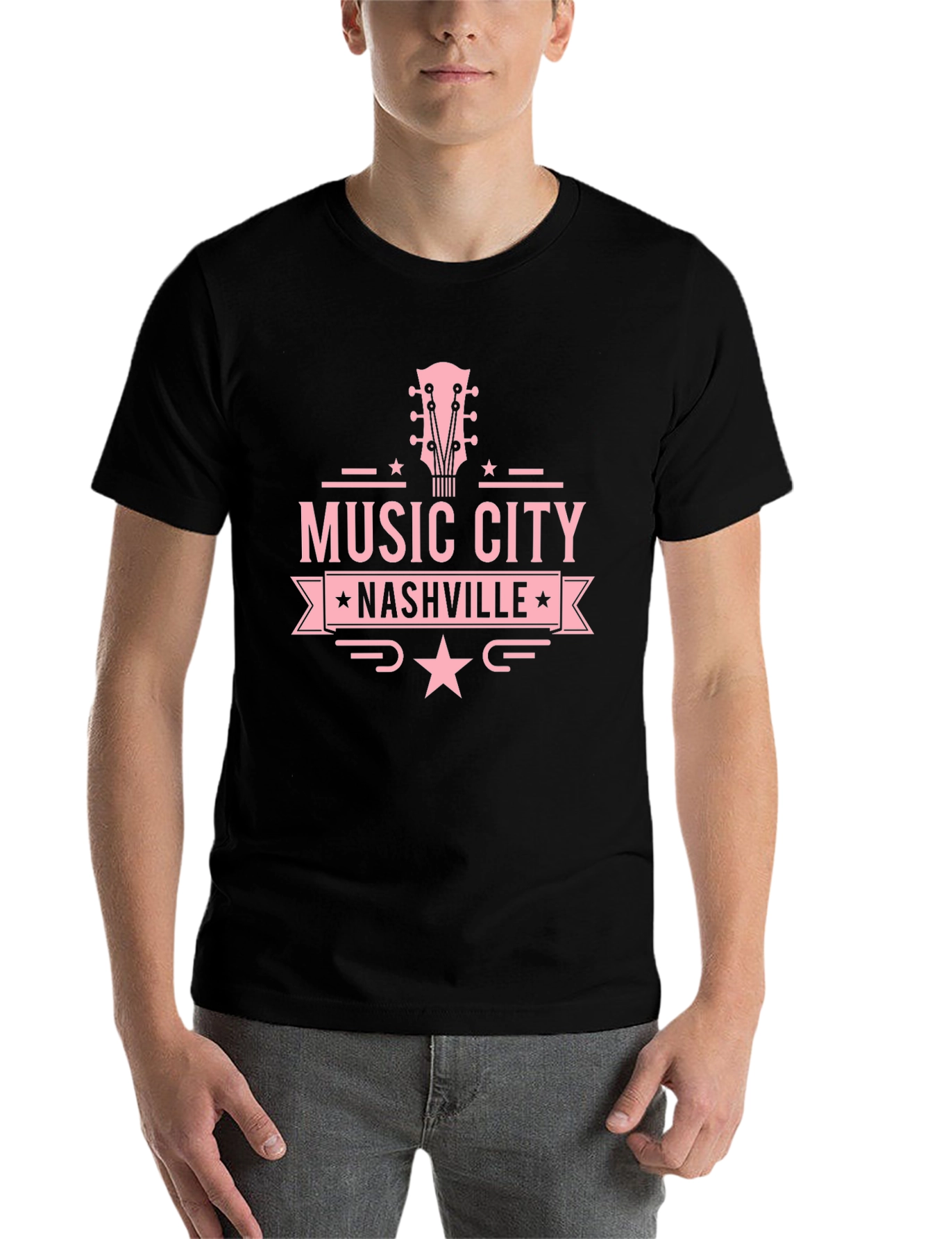 Black Music City Nashville Graphic T-Shirt view 7