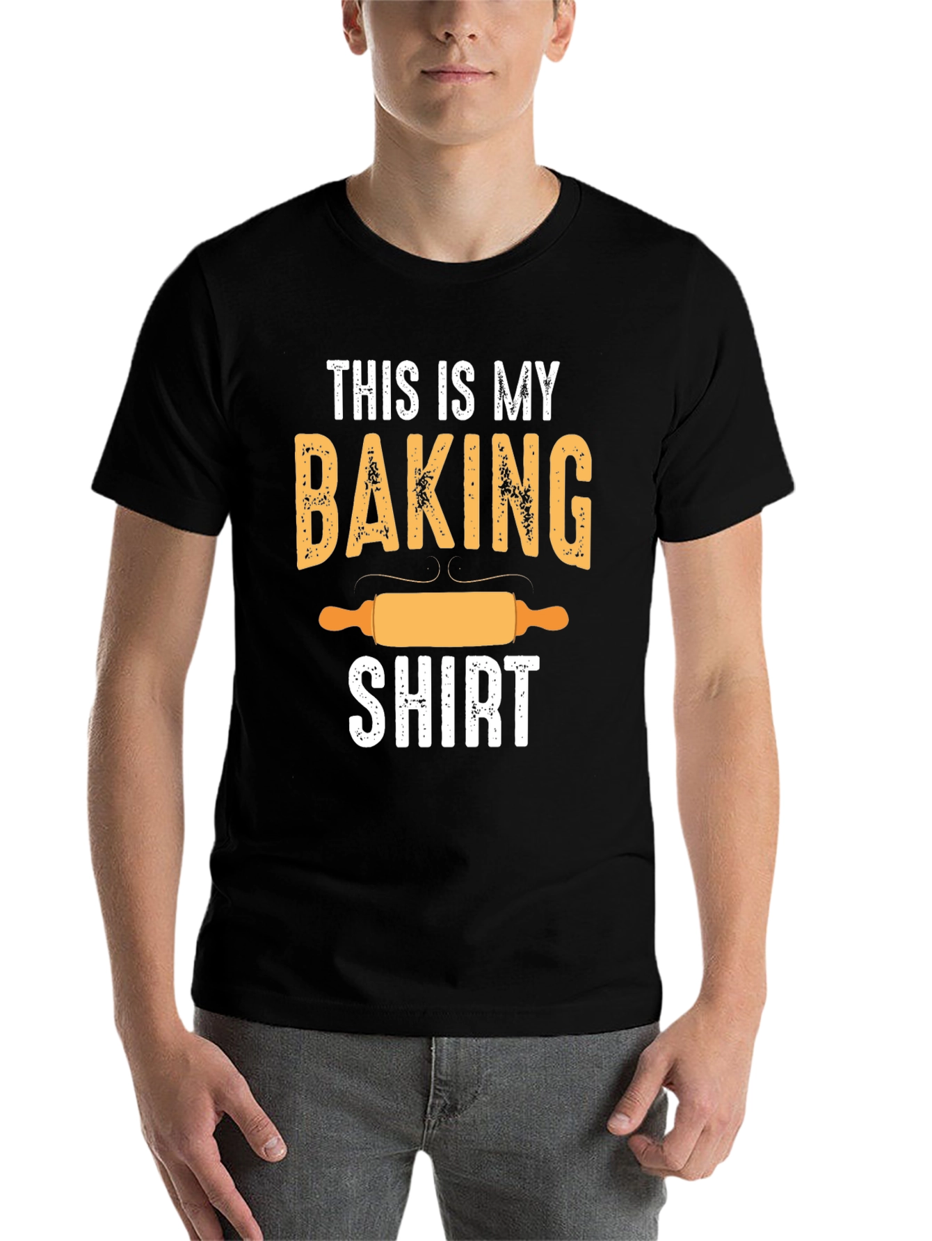Black This Is My Baking Shirt - Funny Baker Tee view 7