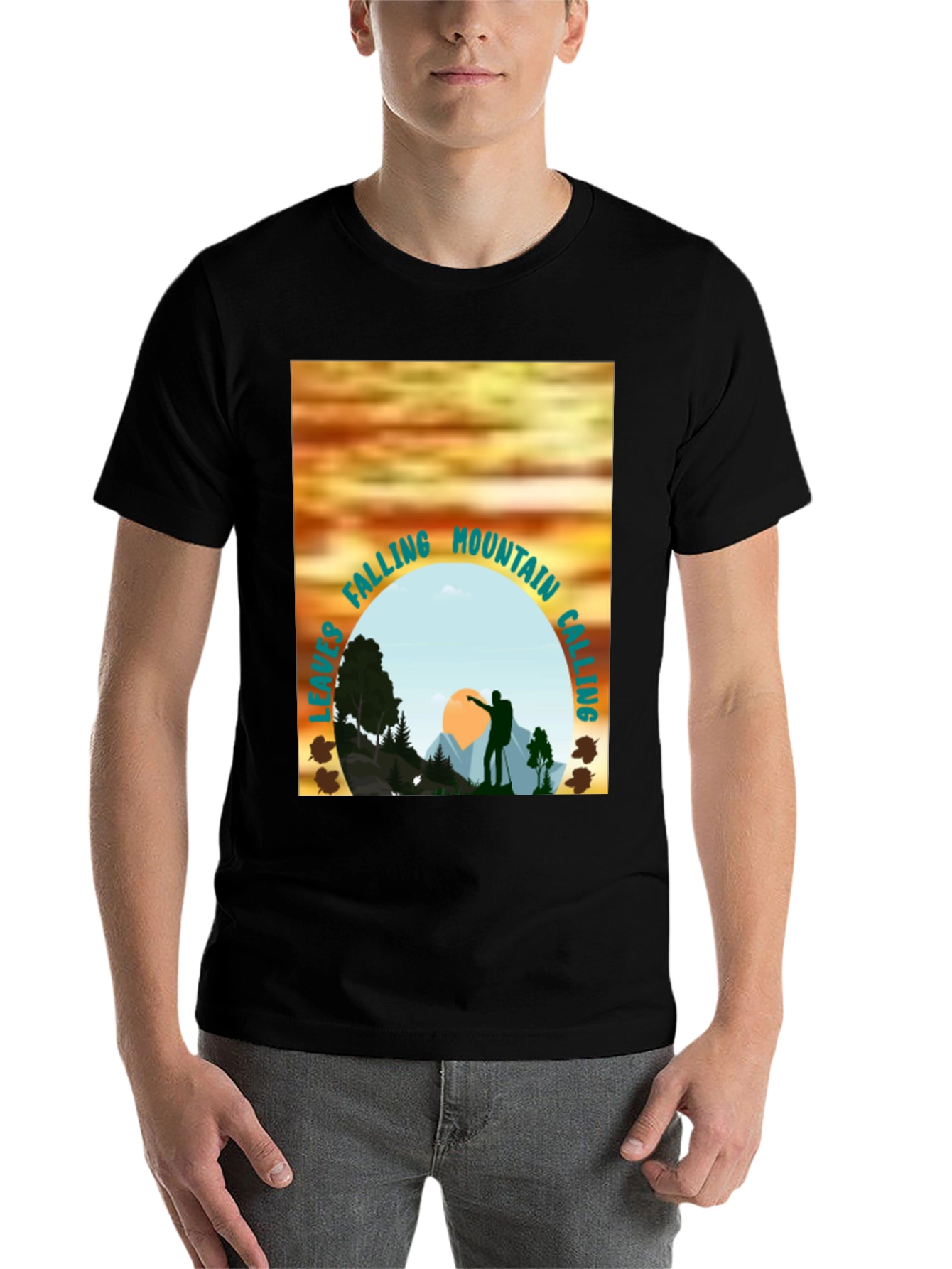 Black Mountain Calling Graphic Tee - Adventure Shirt view 7