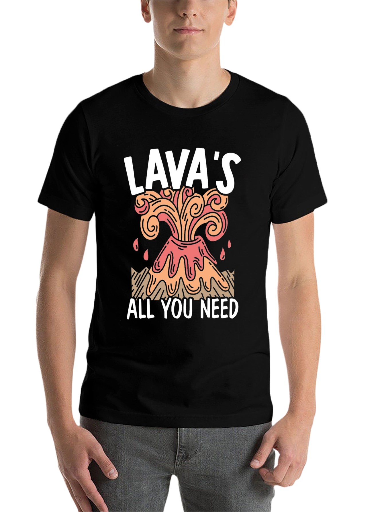 Black Lava's All You Need Graphic T-Shirt view 7