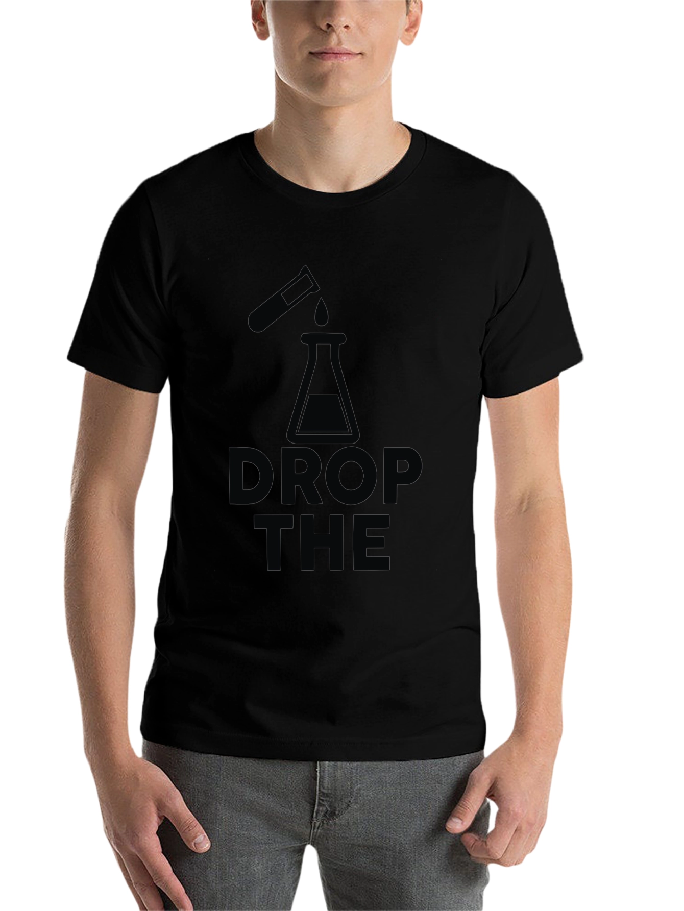 Black Drop the Base Science T-Shirt view 7