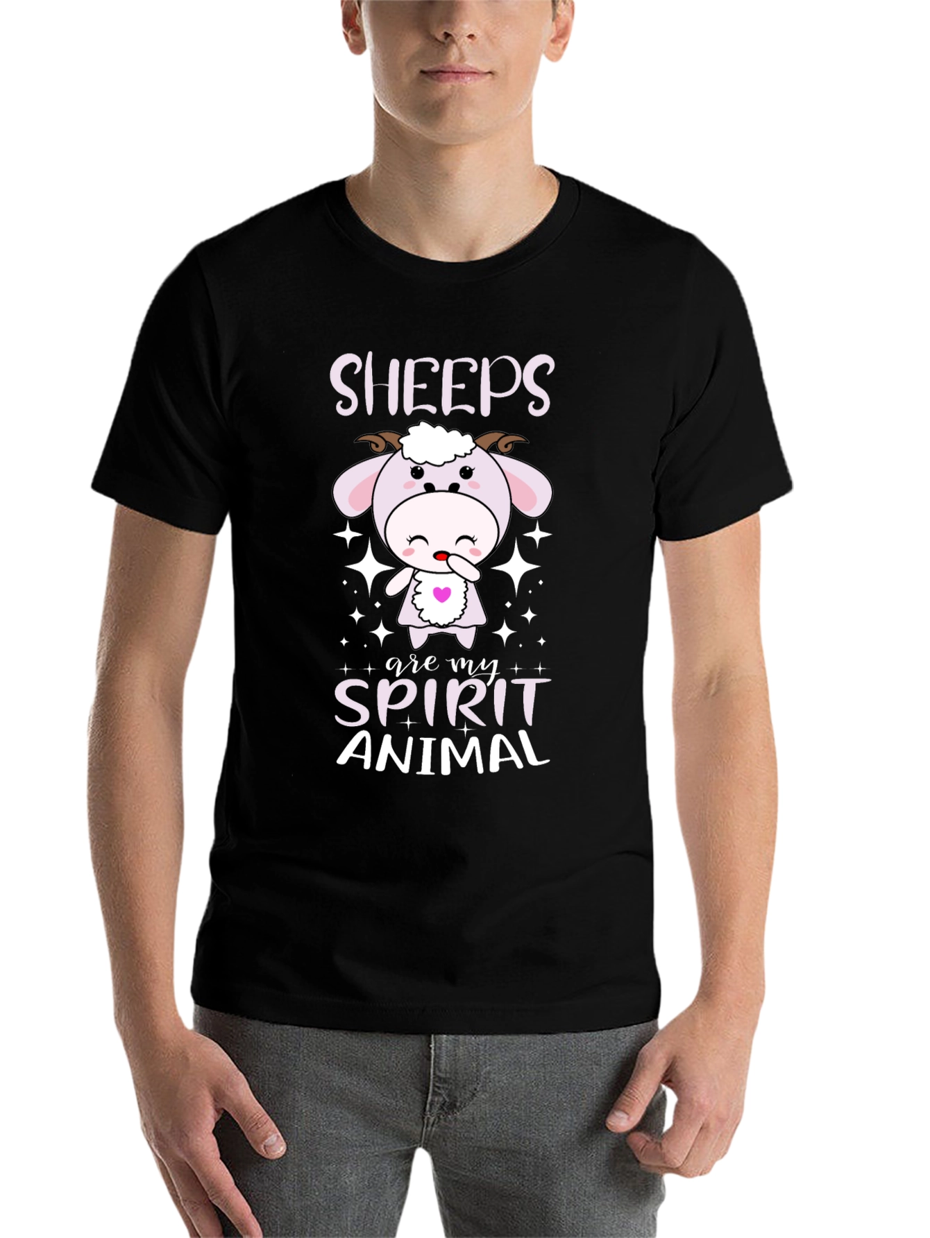 Black Sheep Spirit Animal T-Shirt view 7