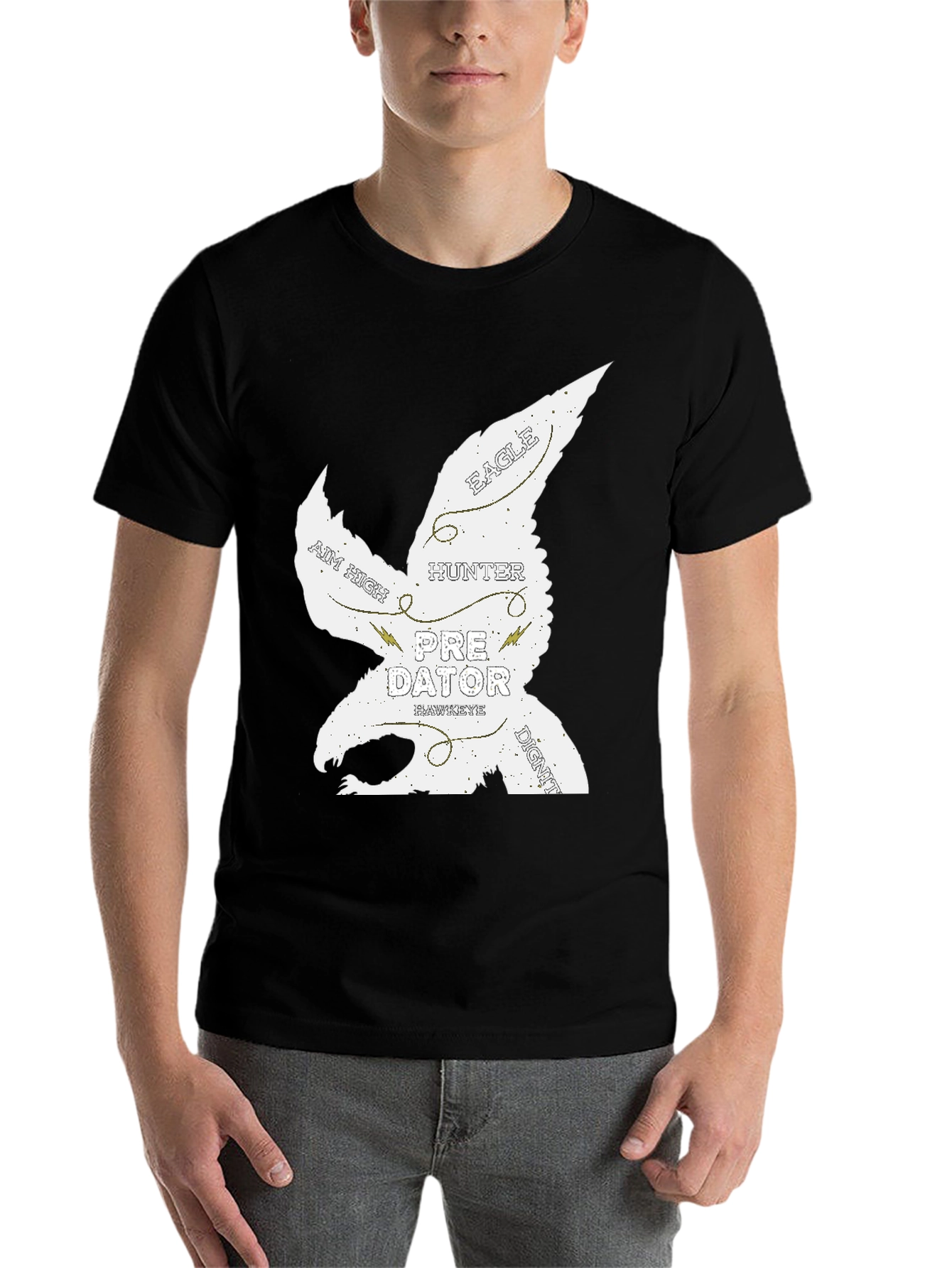 Black Eagle Predator Graphic T-Shirt - Men's view 7