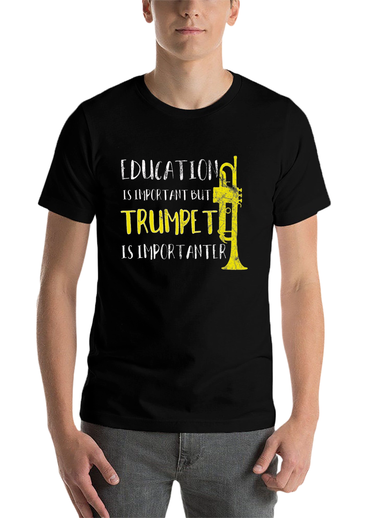 Black Trumpet is Importanter T-Shirt view 7