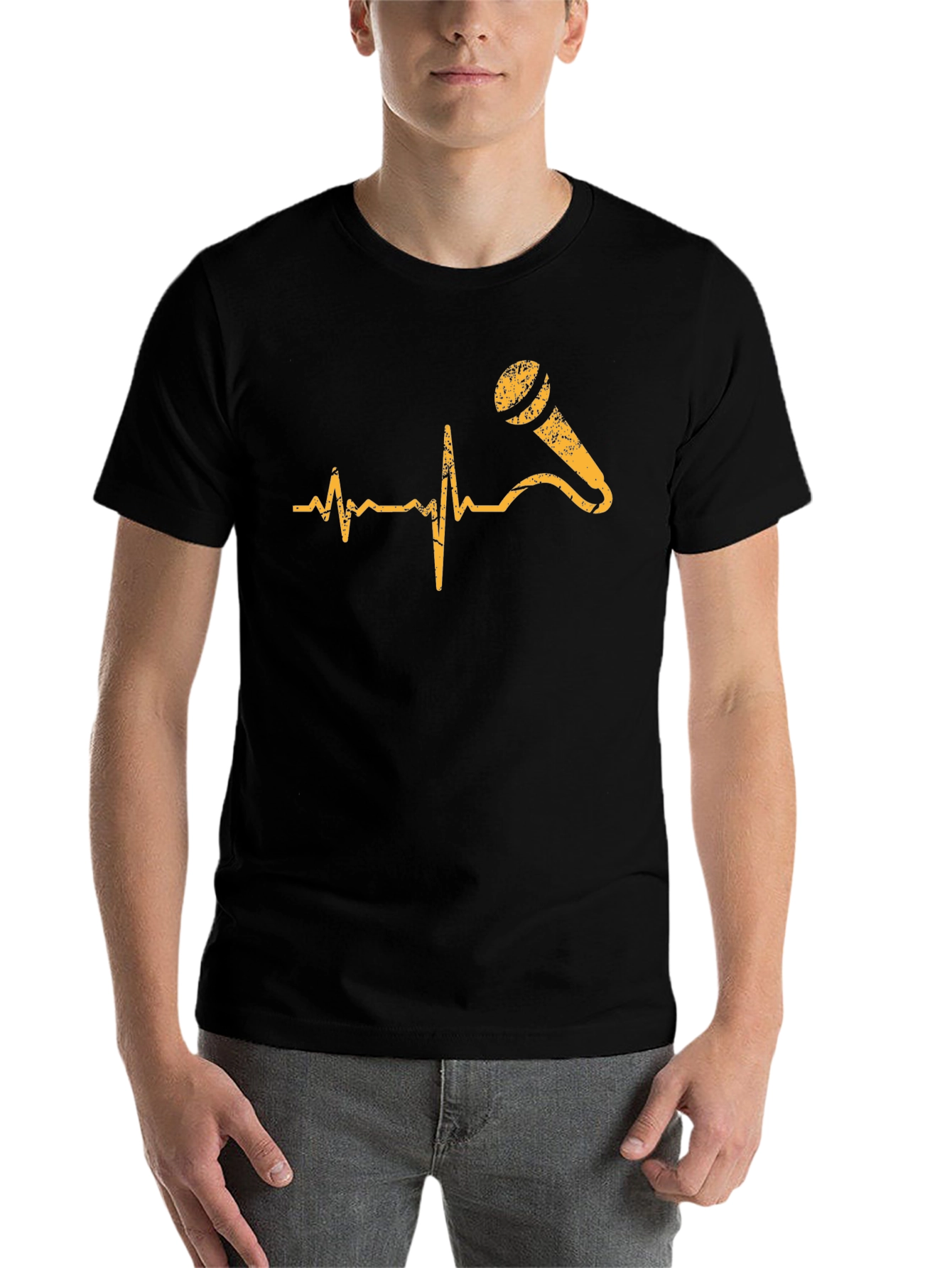 Black Music Heartbeat T-Shirt: Rock Your Style! view 7