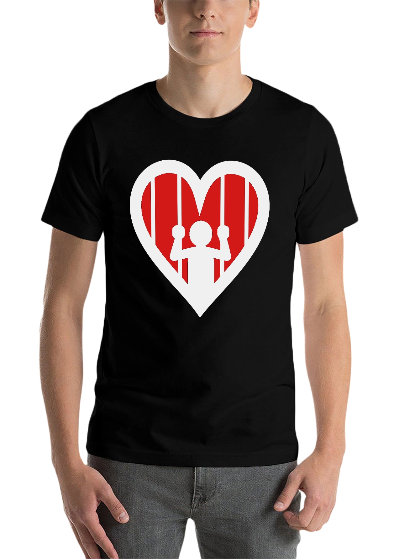 Black Heart Jail T-Shirt - Freedom in Love view 7
