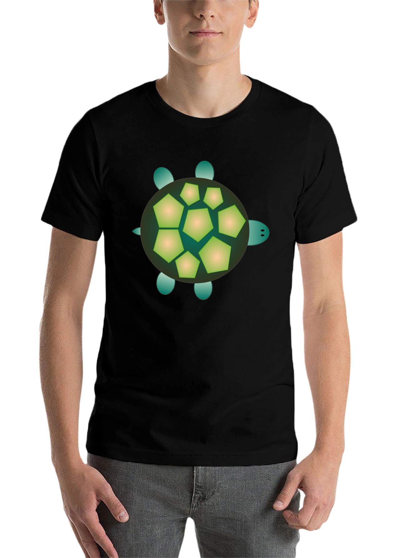 Black Turtle Graphic Tee - Cool Casual Style view 7