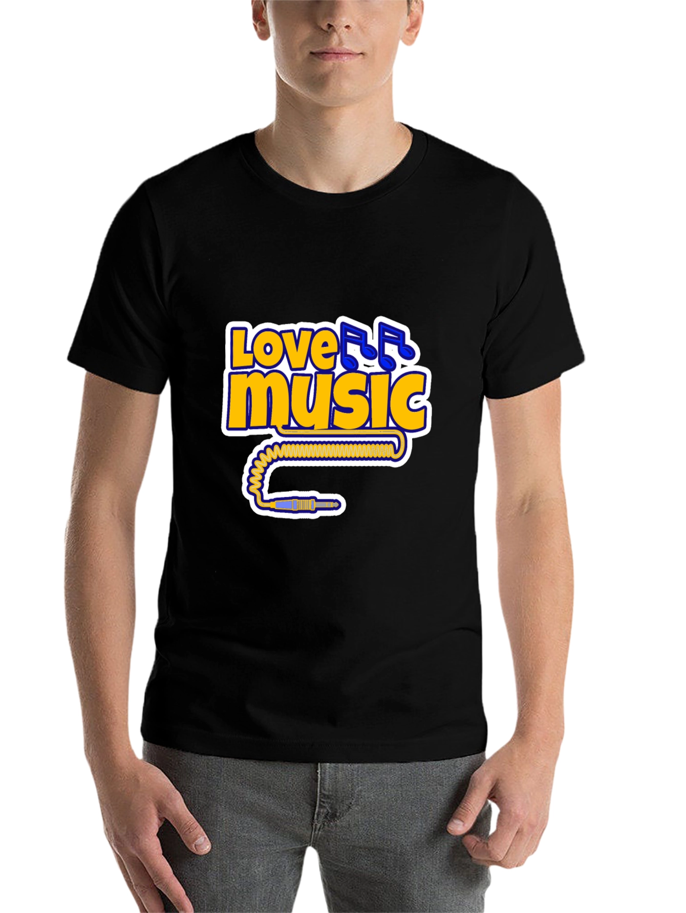Black Love Music T-Shirt - Cool Musician Tee view 7