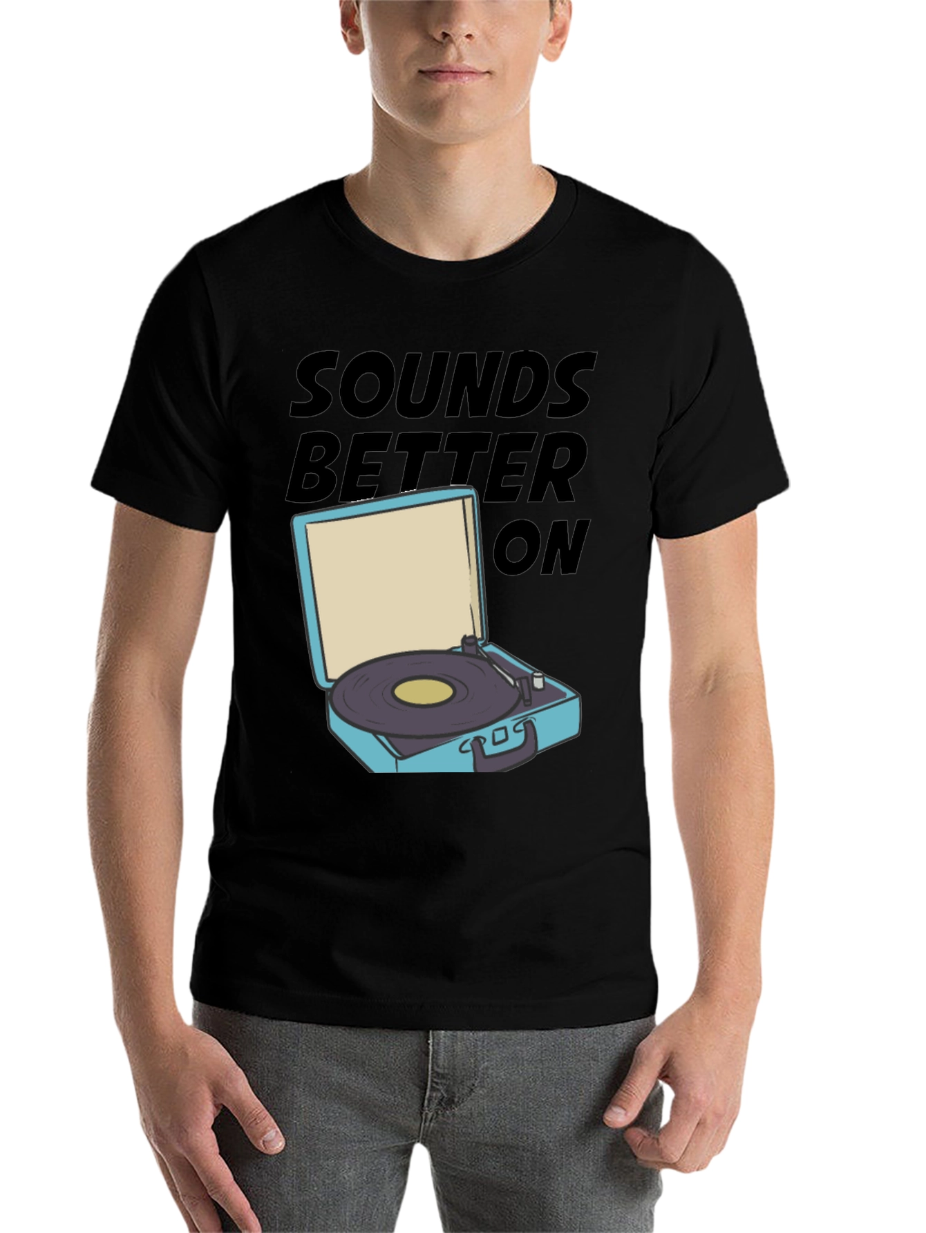Black Sounds Better On T-Shirt view 7