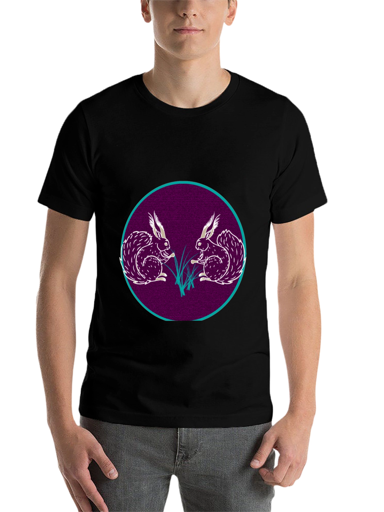 Black Squirrel Graphic Tee - Unique Design T-Shirt view 7