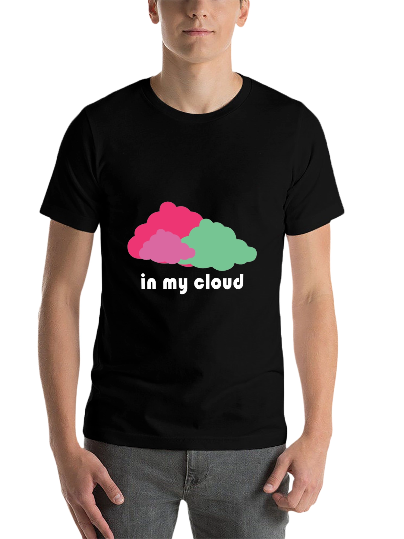 Black In My Cloud Graphic Tee - Fun & Stylish T-Shirt view 7