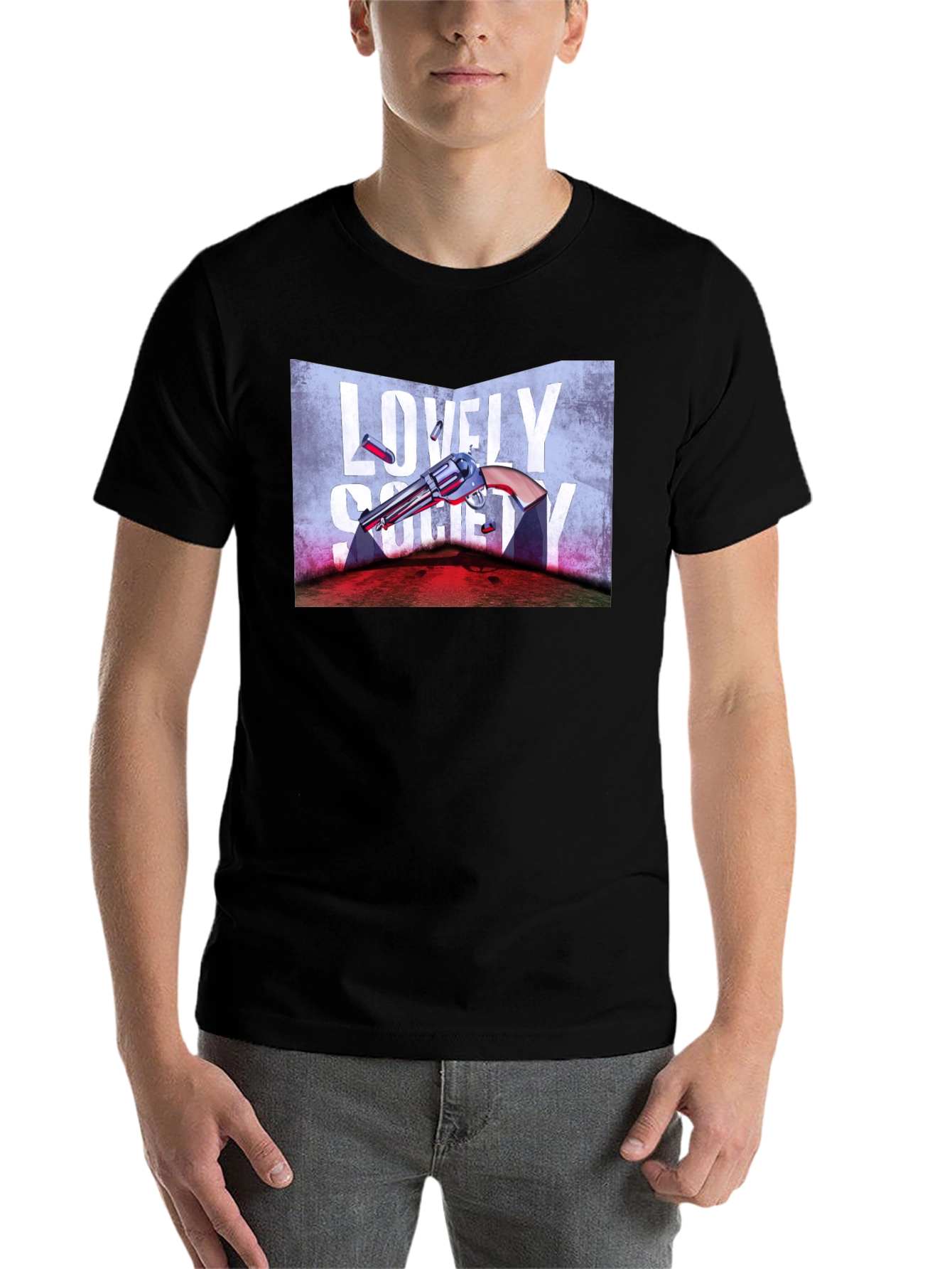 Lovely Society Graphic Tee - Edgy Design - 7