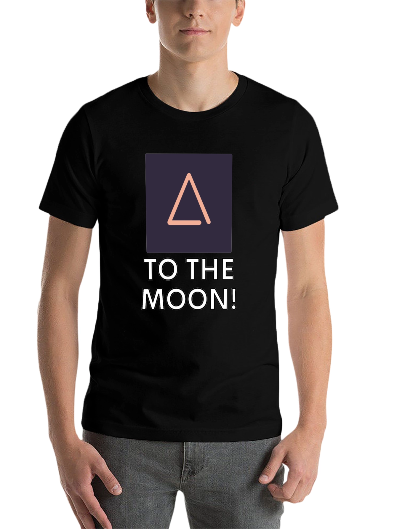 Black Delta Crypto To The Moon Black Tee view 7