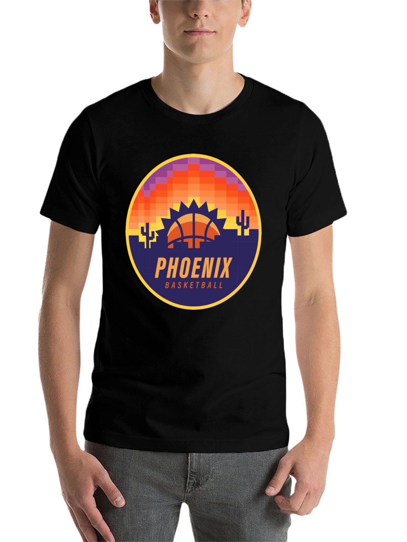Black Phoenix Basketball Graphic Tee view 7