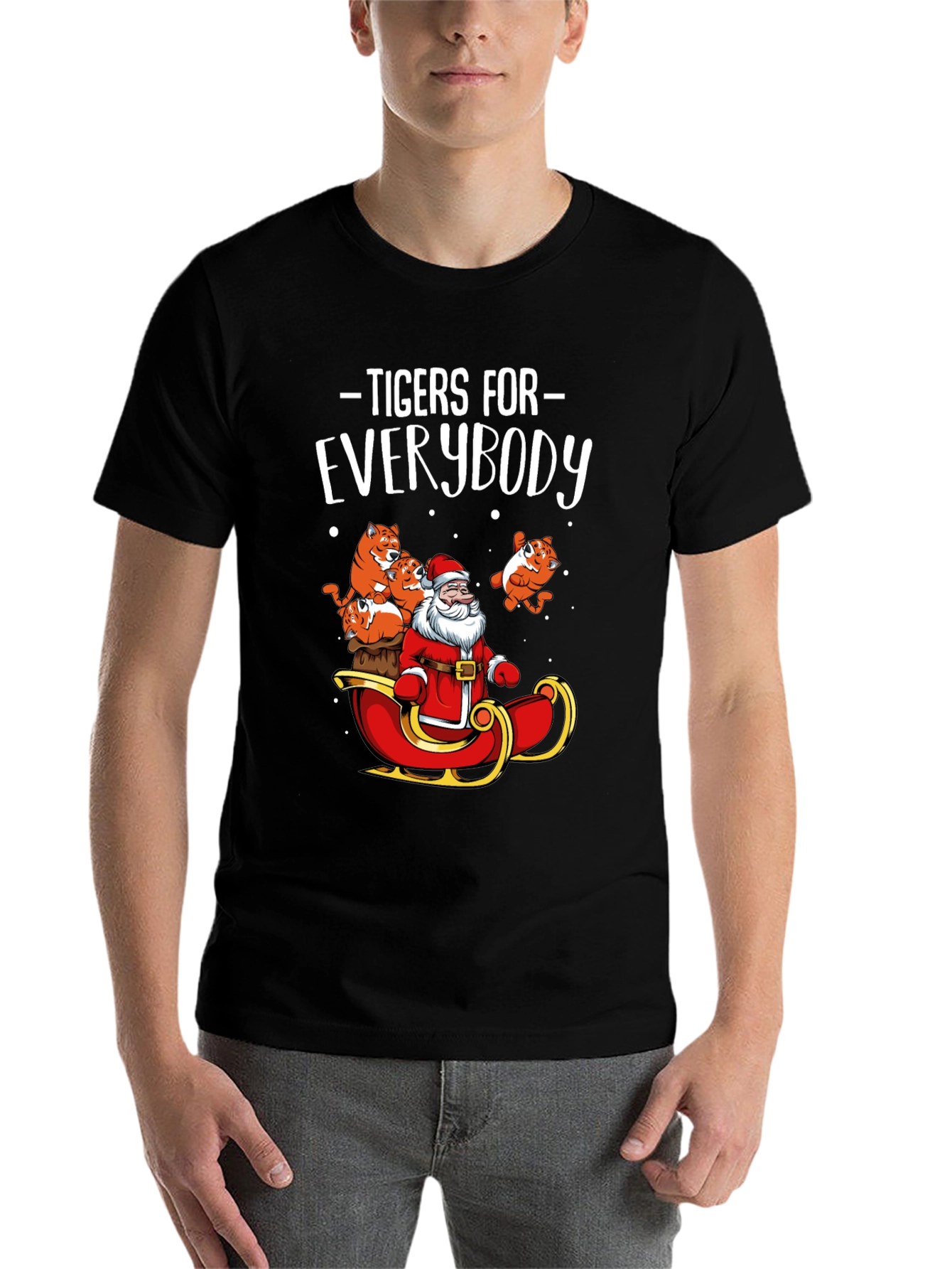 Black Tigers For Everybody Graphic Tee view 7