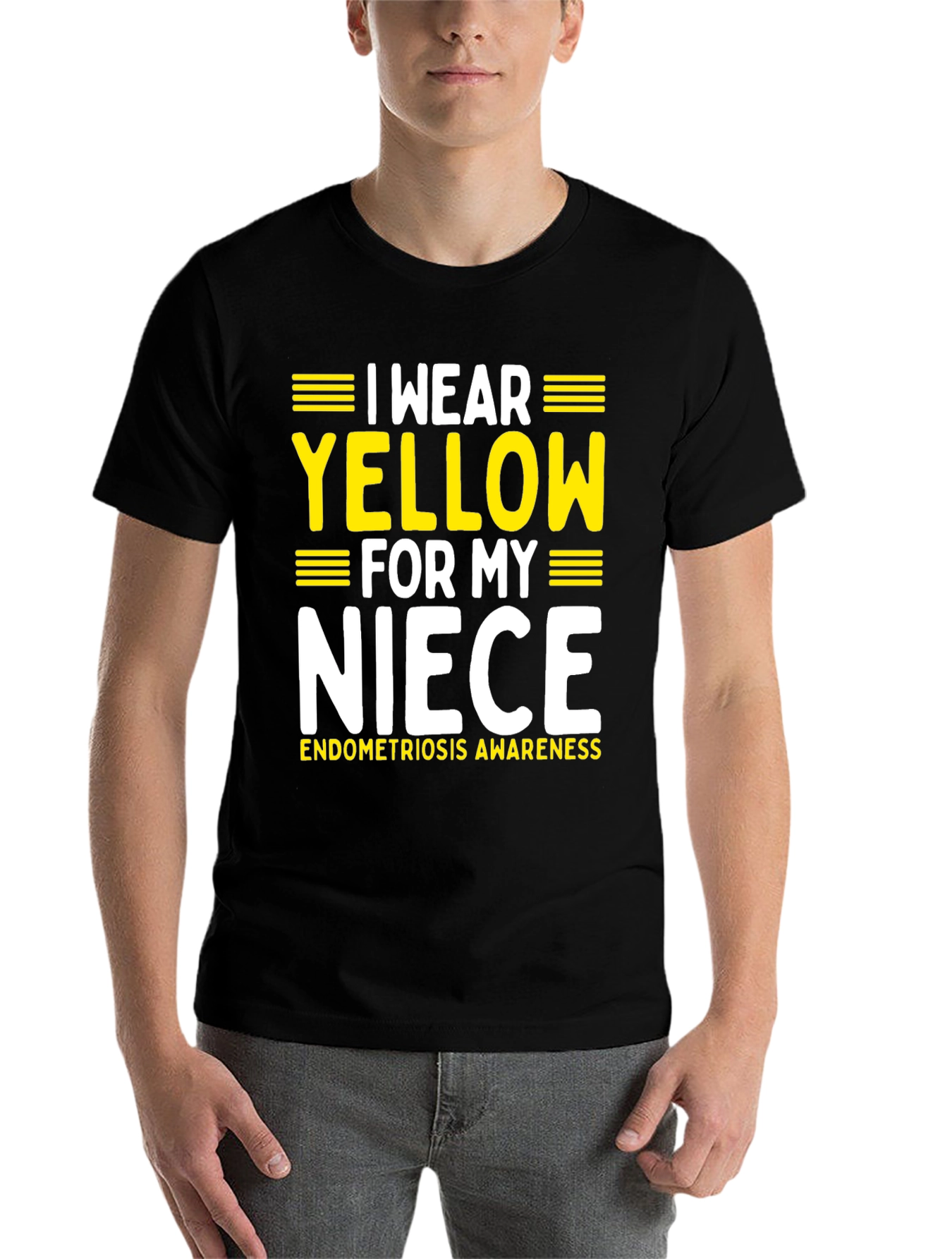 I Wear Yellow For My Niece Awareness T-Shirt - 7