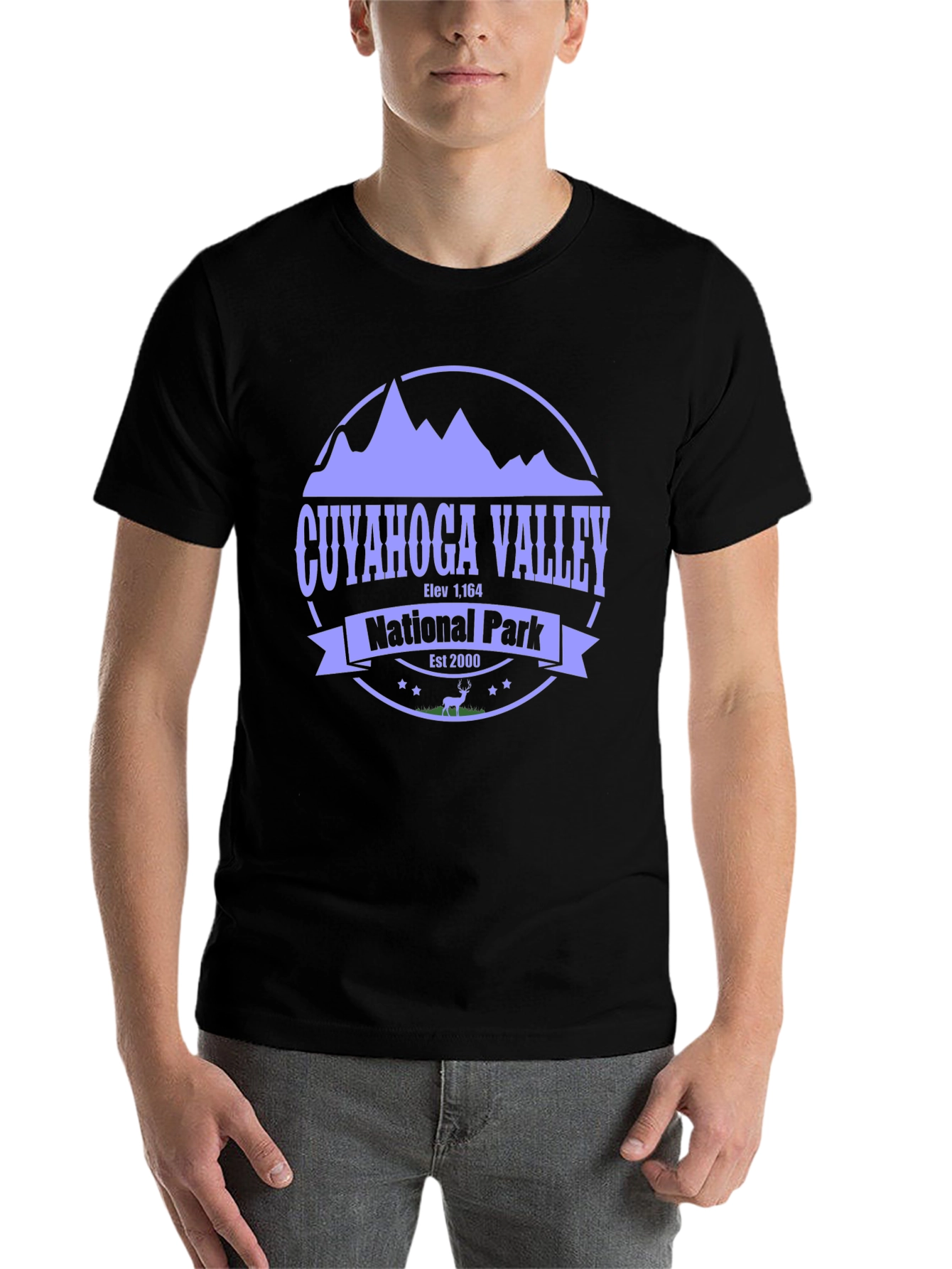 Black Cuyahoga Valley National Park T-Shirt view 7