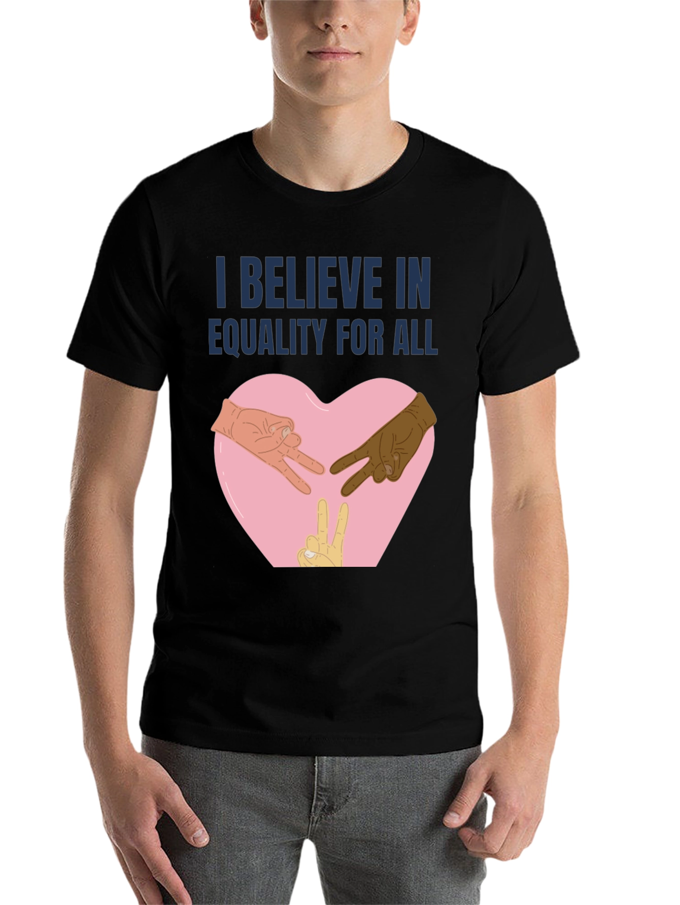 Black Equality for All T-Shirt view 7