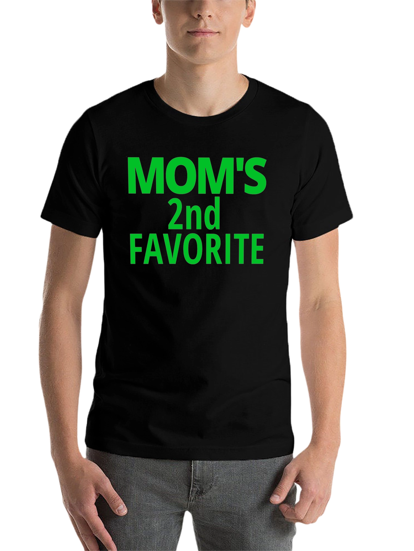 Black Mom's 2nd Favorite T-Shirt - Funny Novelty Tee view 7