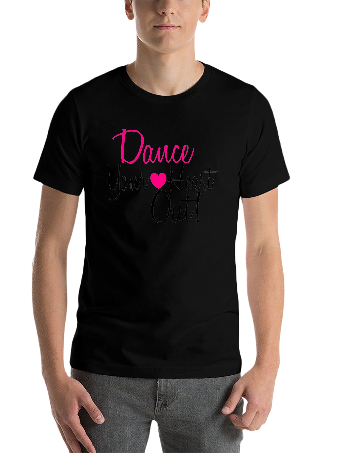 Black Dance Your Heart Out Graphic Tee view 7