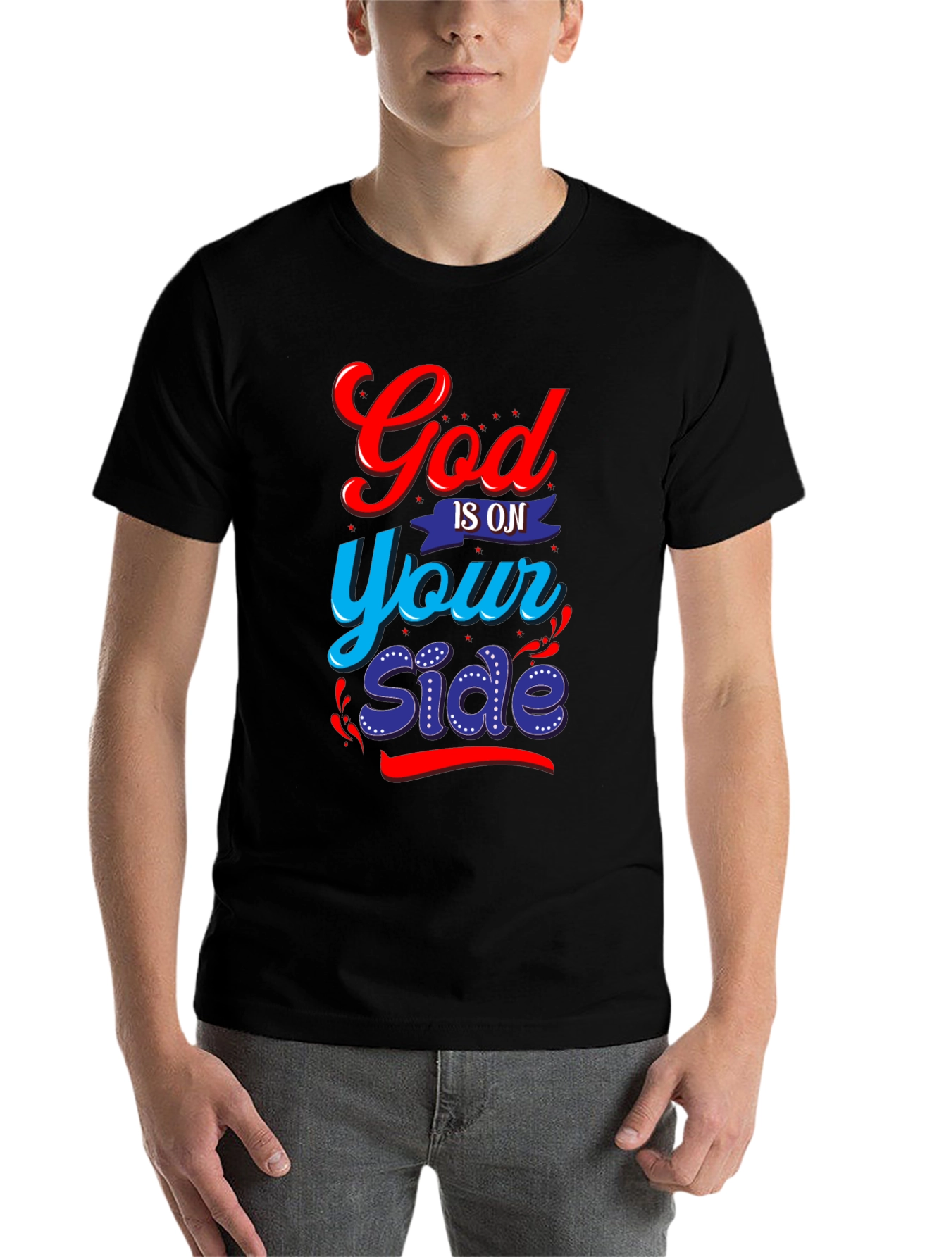 Black God Is On Your Side Graphic Tee view 7