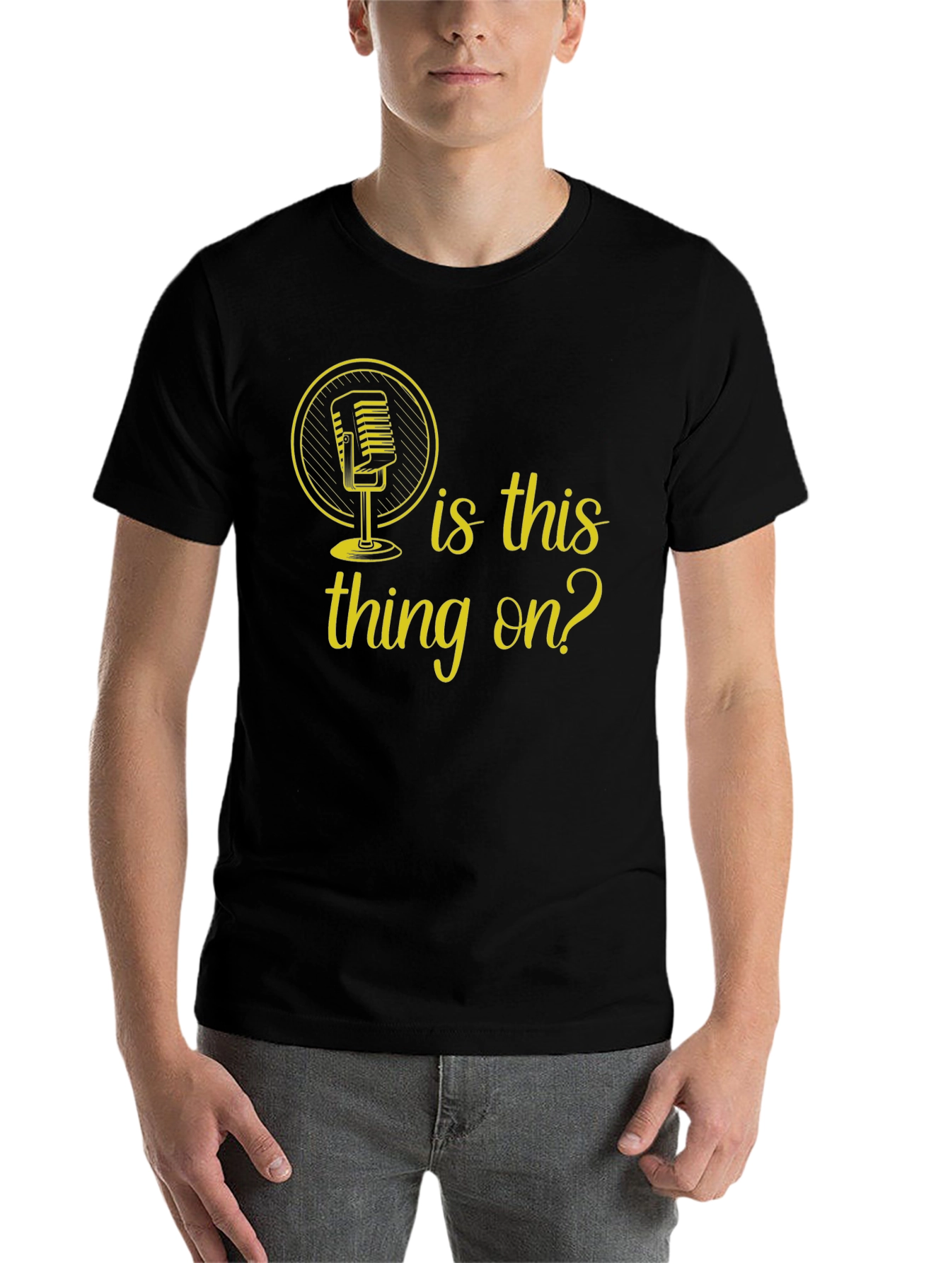 Black Is This Thing On? Graphic Tee view 7