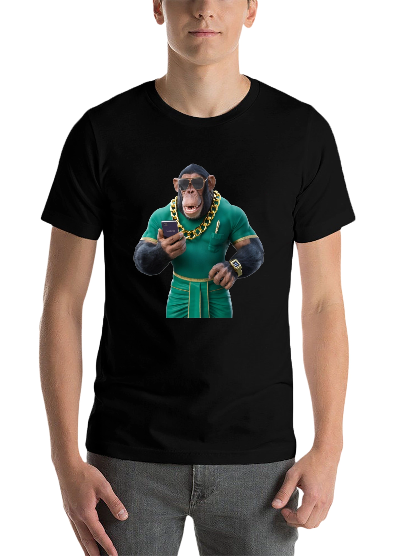 Black Monkey Business T-Shirt view 7