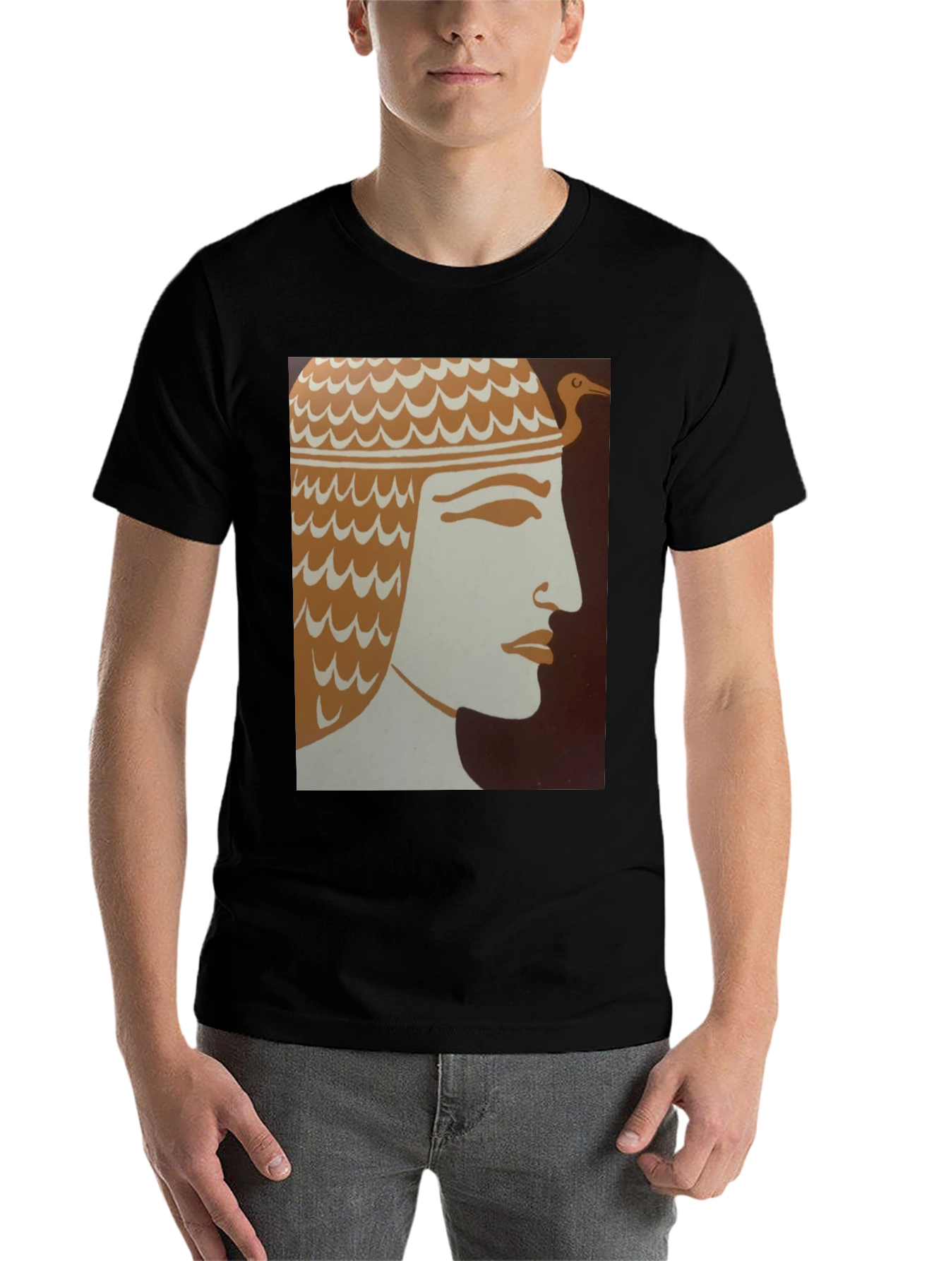Black Egyptian Pharaoh Graphic T-Shirt view 7