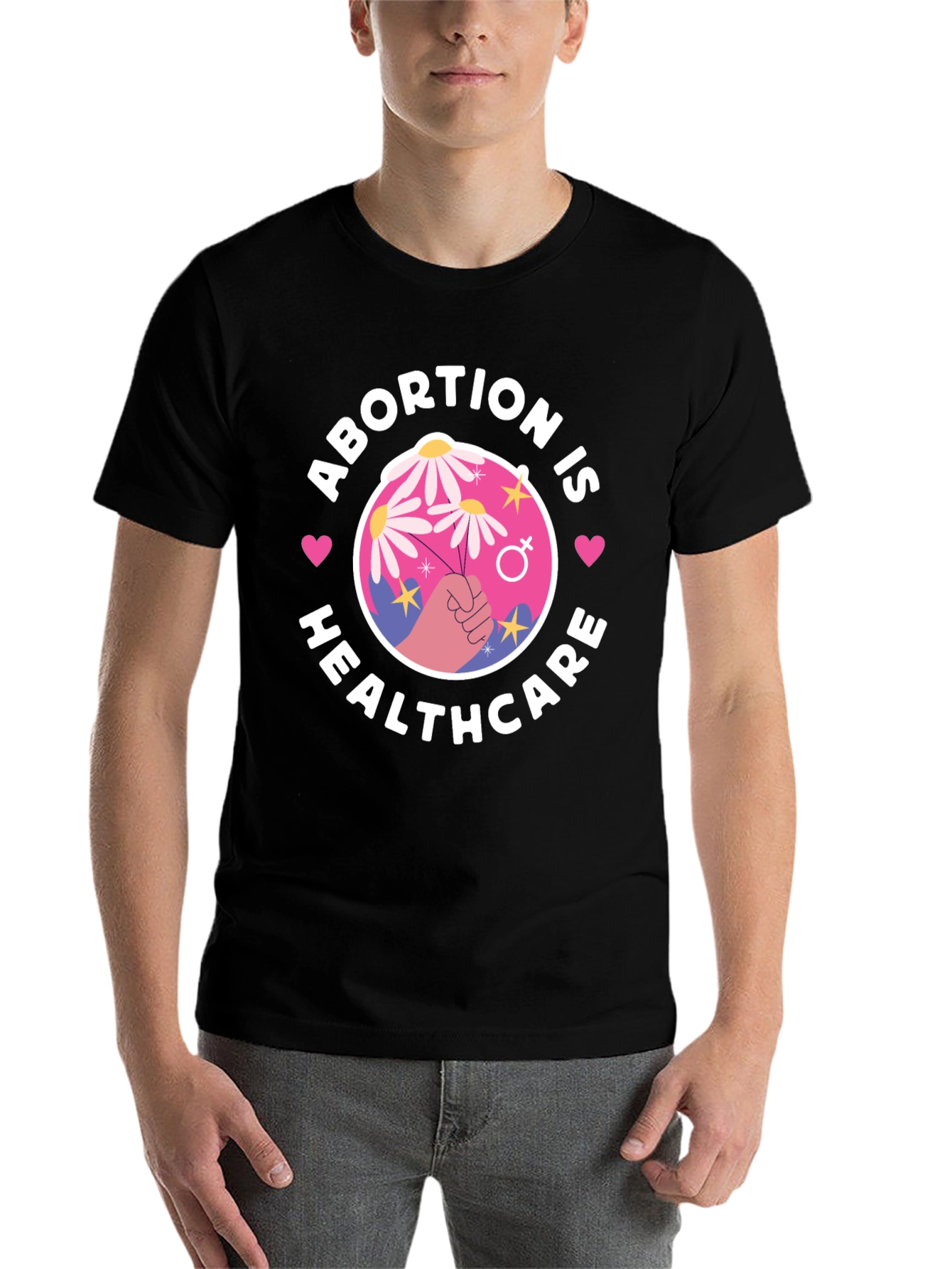 Abortion is Healthcare T-Shirt Pro-Choice Feminism Tee - 7