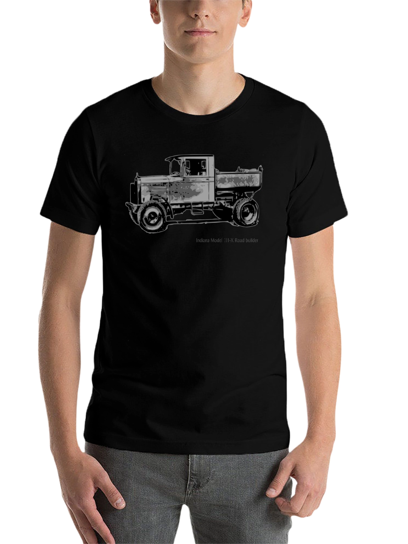 Vintage Truck Graphic Tee - Classic Black T-Shirt - 7
