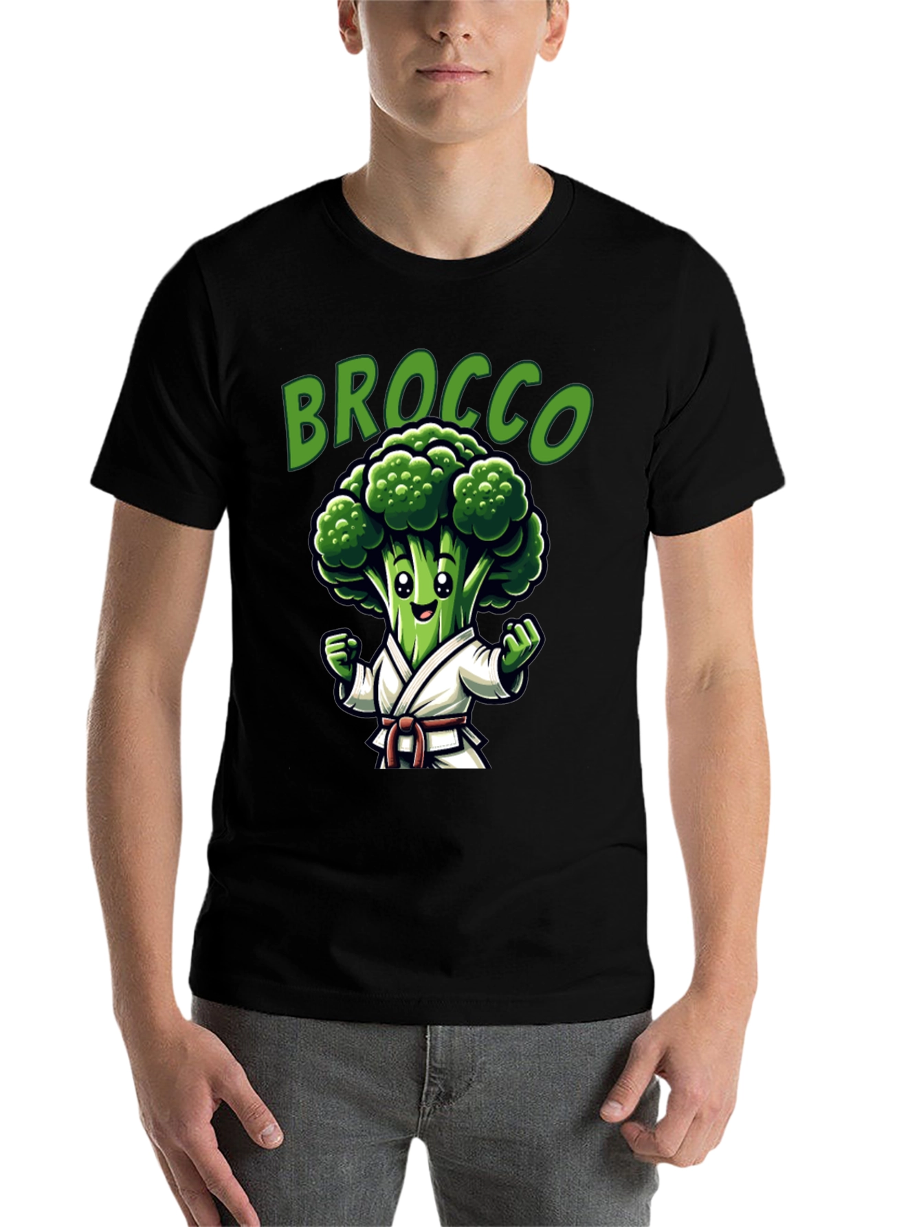 Brocco Karate T-Shirt - Funny Vegan Tee - 7