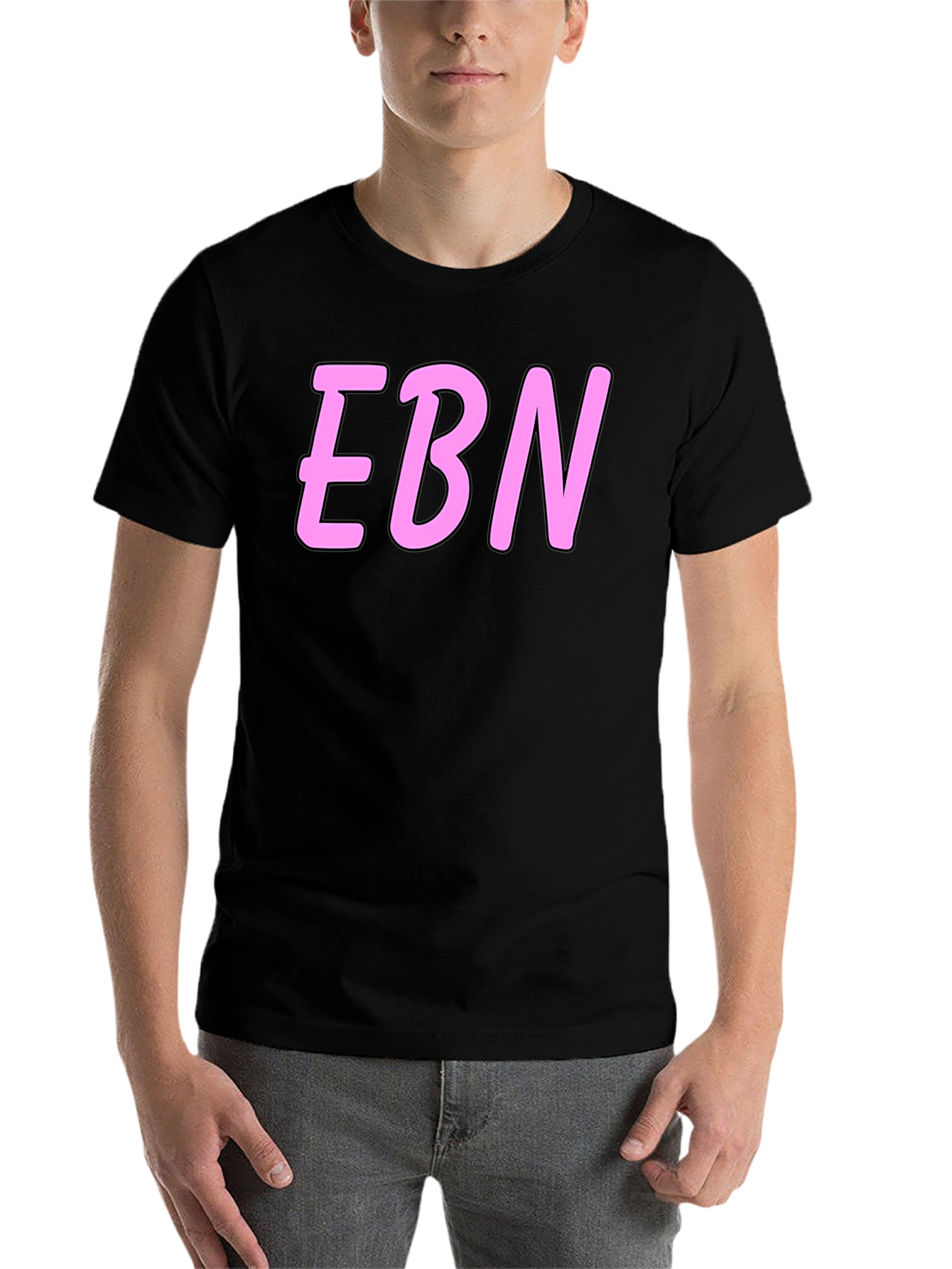 Black EBN Black T-Shirt - Stylish & Comfortable Casual Wear view 7
