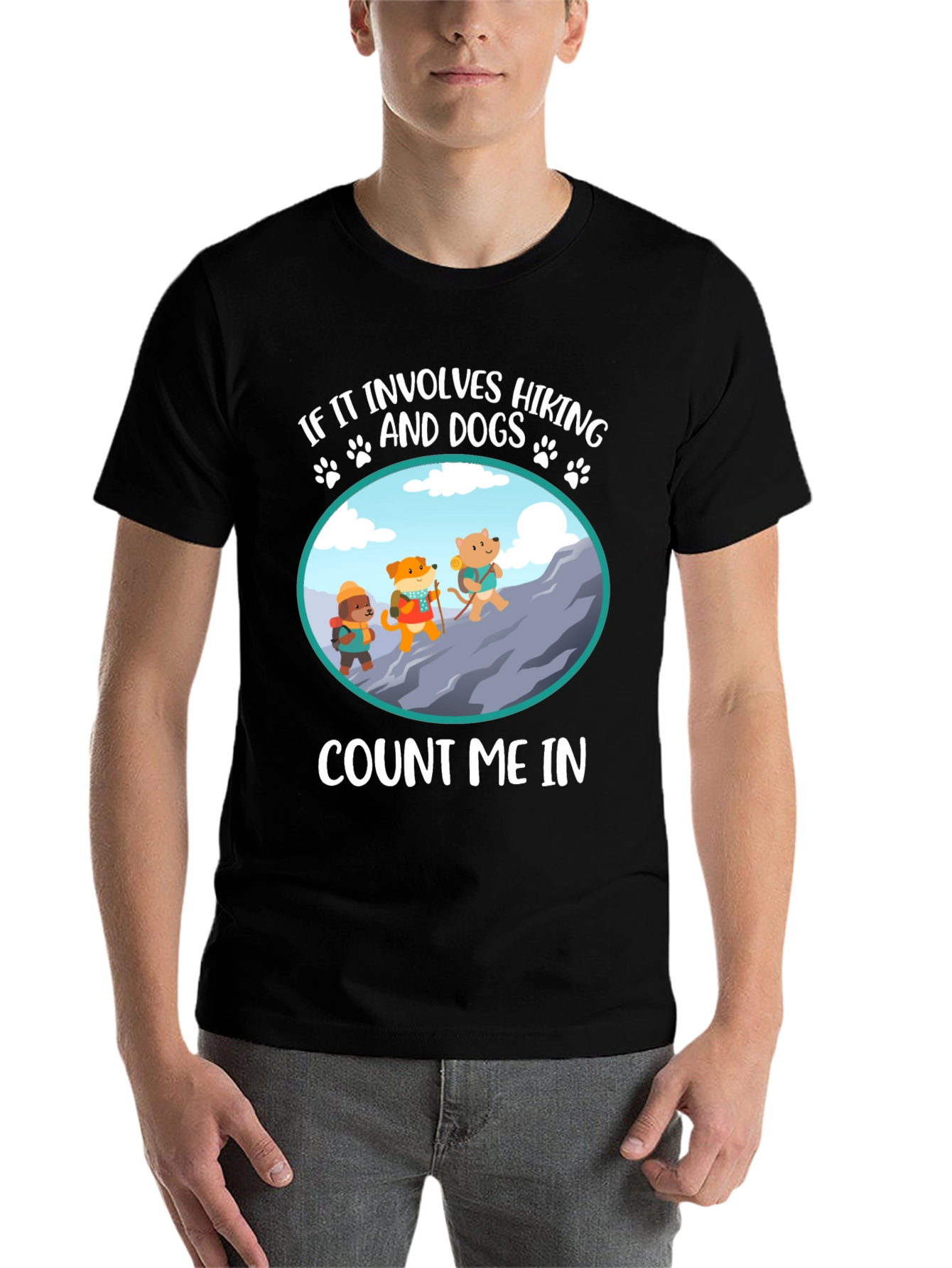 Hiking Dogs Graphic Tee - Count Me In! - 7
