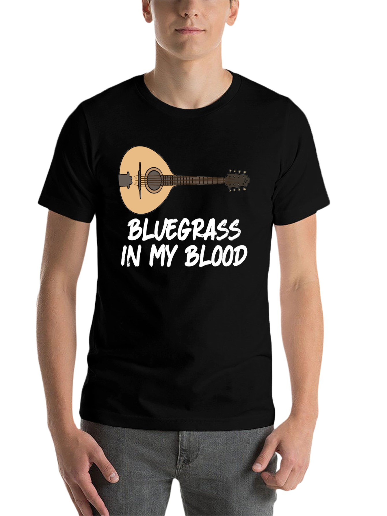 Black Bluegrass In My Blood Graphic Tee view 7