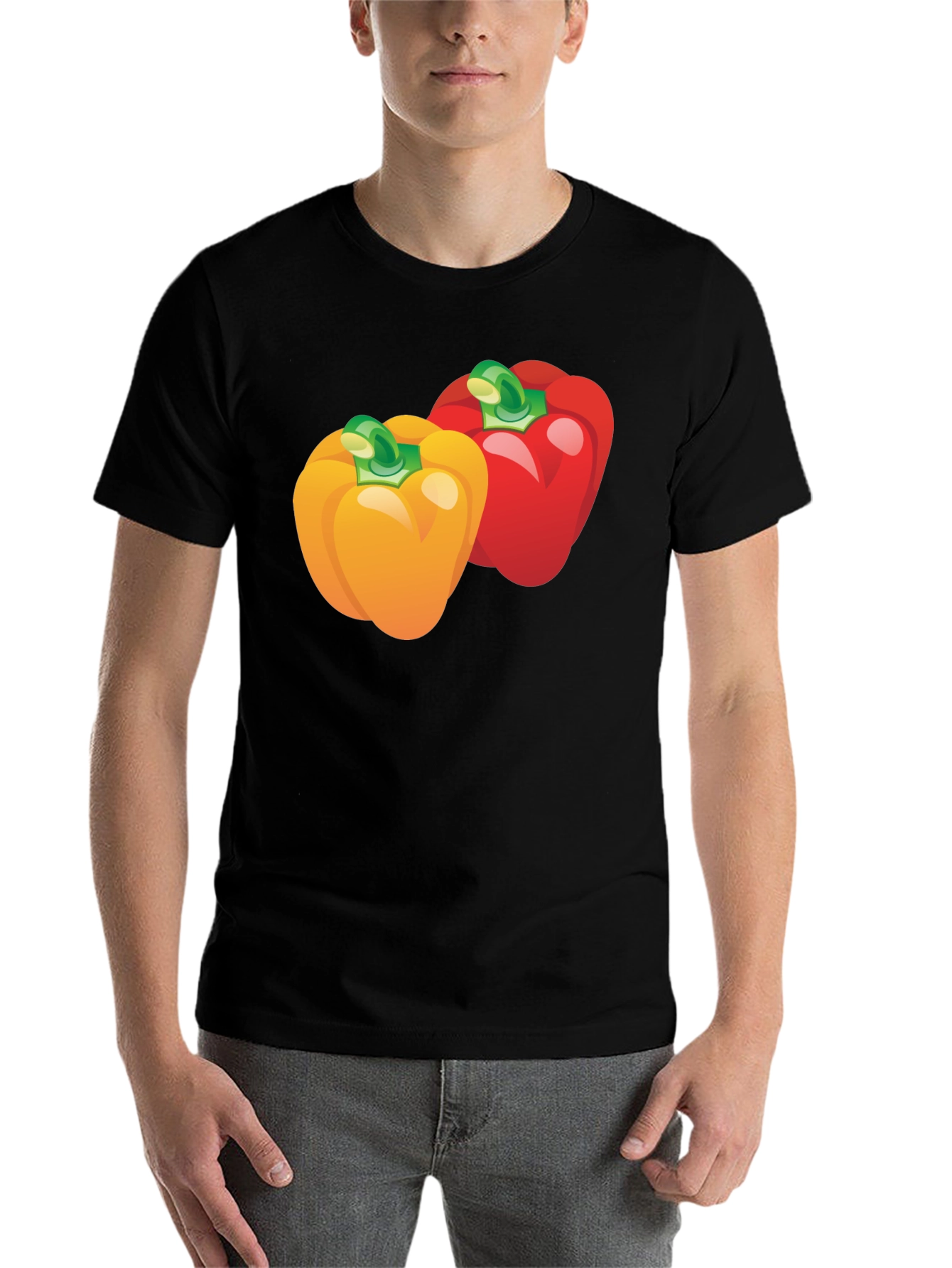 Peppers Graphic Tee - Fun Vegetable T-Shirt - 7