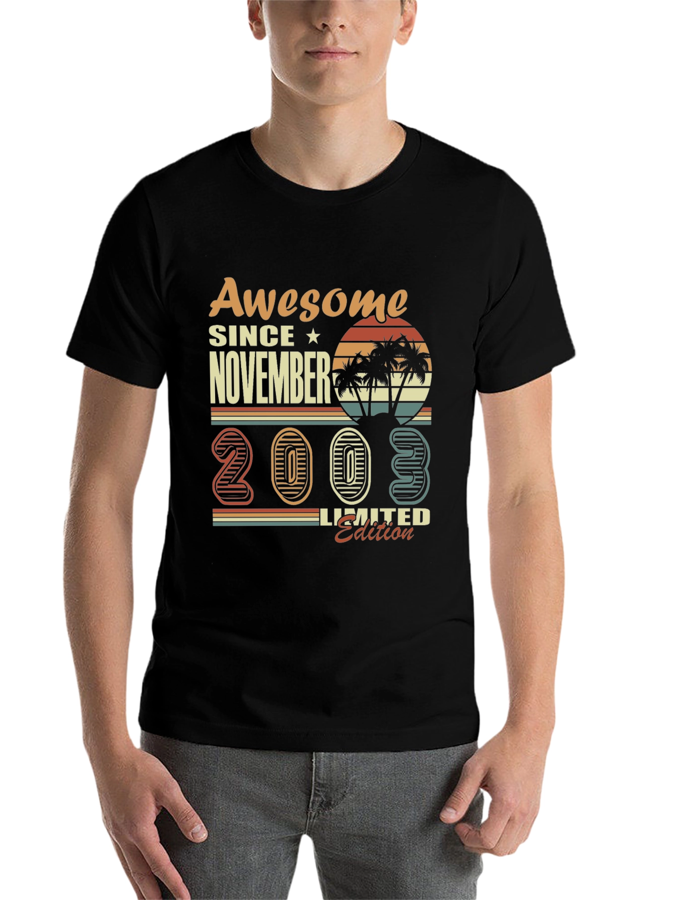 Black Awesome Since November 2003 Limited Edition T-Shirt view 7